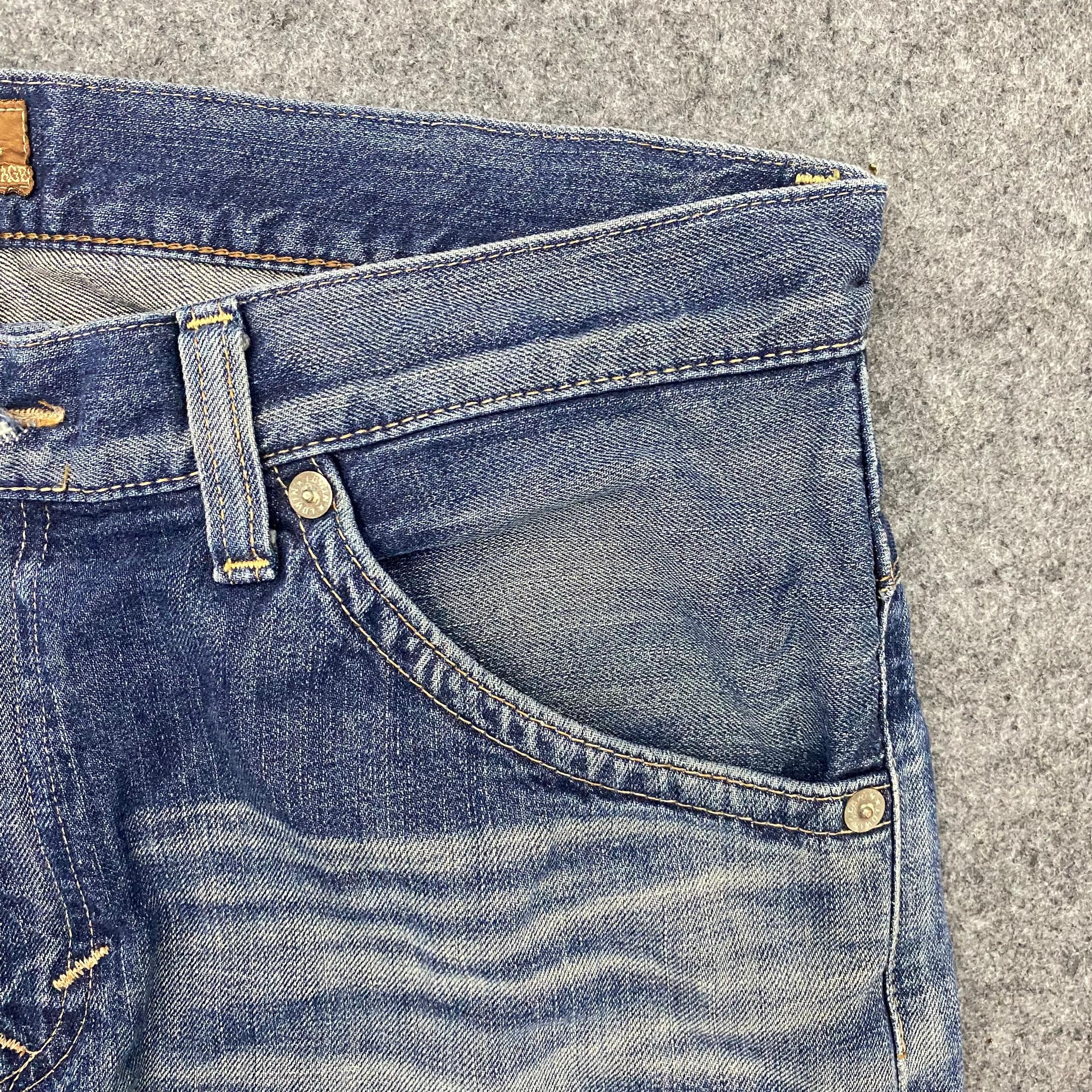 Edwin 💥Best Offer💥Edwin Exclusive Vintage Distressed Denim Size US 36 / EU 52 - 10 Thumbnail