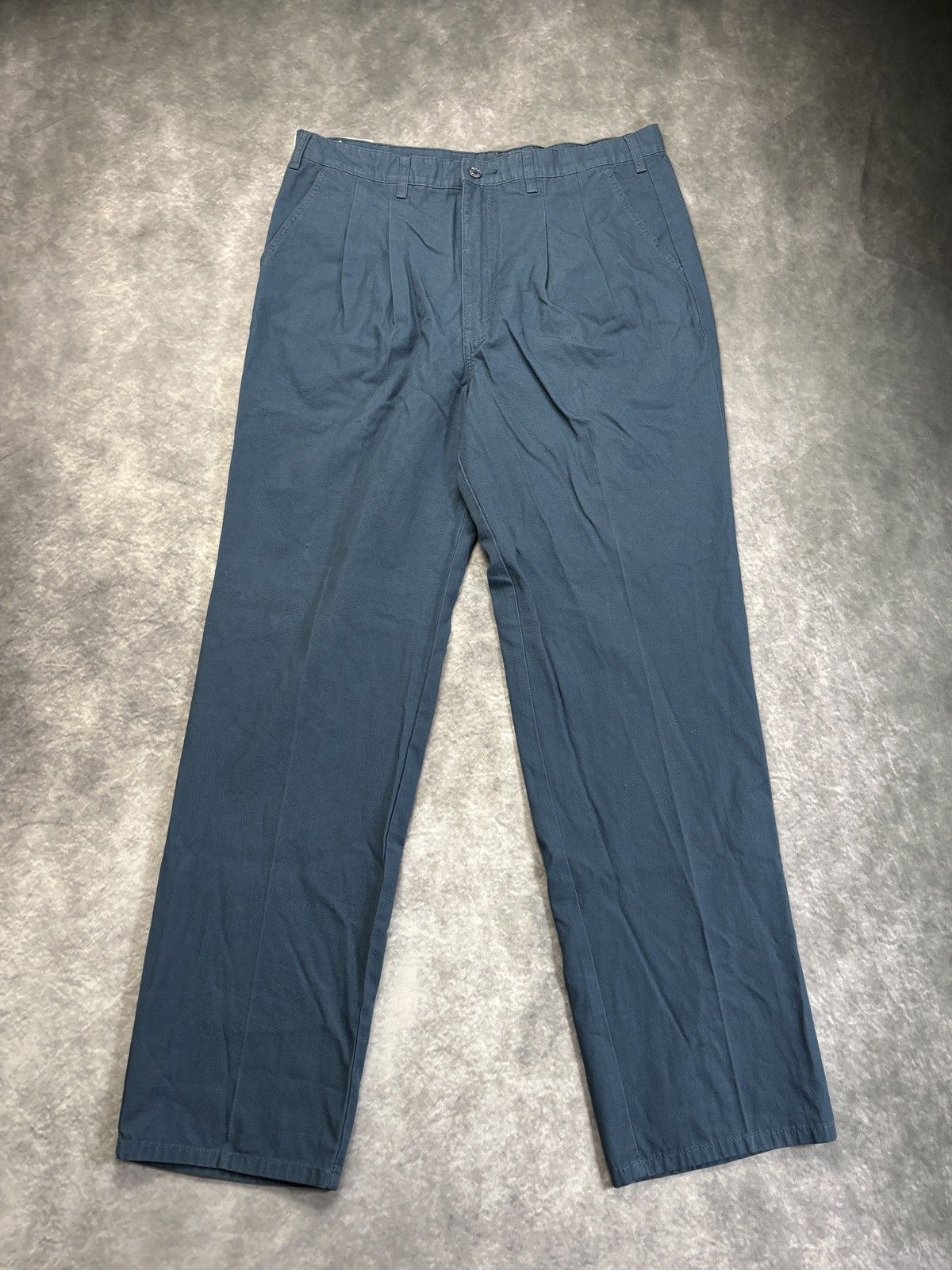 Briggs & Riley × Dickies × Vintage NOS 1990s Vintage Work Pants Pleated Trousers Deadstock 90s Size US 34 / EU 50 - 12 Thumbnail