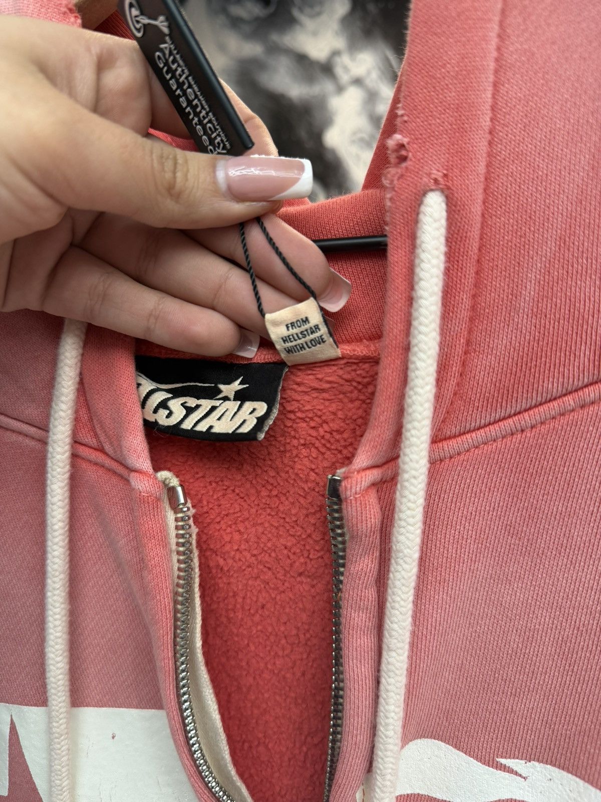 HELLSTAR Hellstar Red Wash Zip Hoodie Size US L / EU 52-54 / 3 - 10 Thumbnail