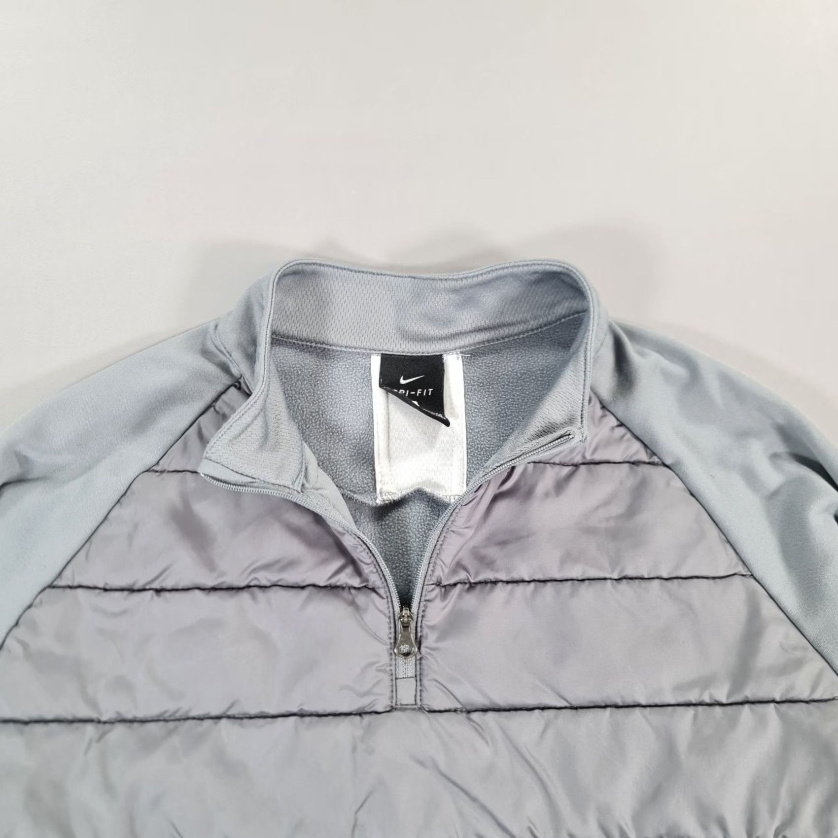 Nike Nike Dri-Fit Drill Top Mens Casual Zip 1/4 Grey S Long Sleeve Pockets Winter 100% Polyester Clothing Size US S / EU 44-46 / 1 - 2 Thumbnail