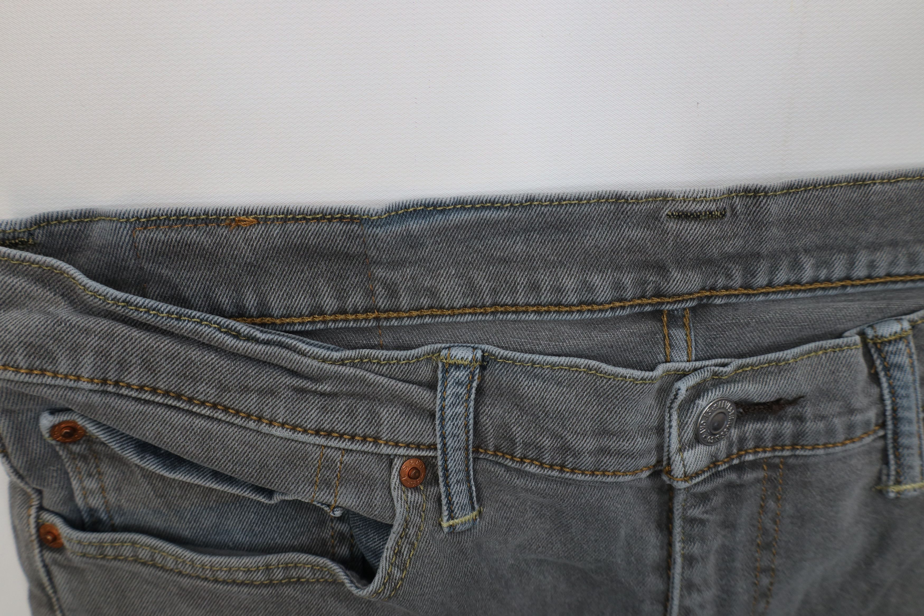 Levi's Vintage Y2K Levis 510 Stretch Skinny Fit Denim Jeans Gray Size US 34 / EU 50 - 15 Thumbnail