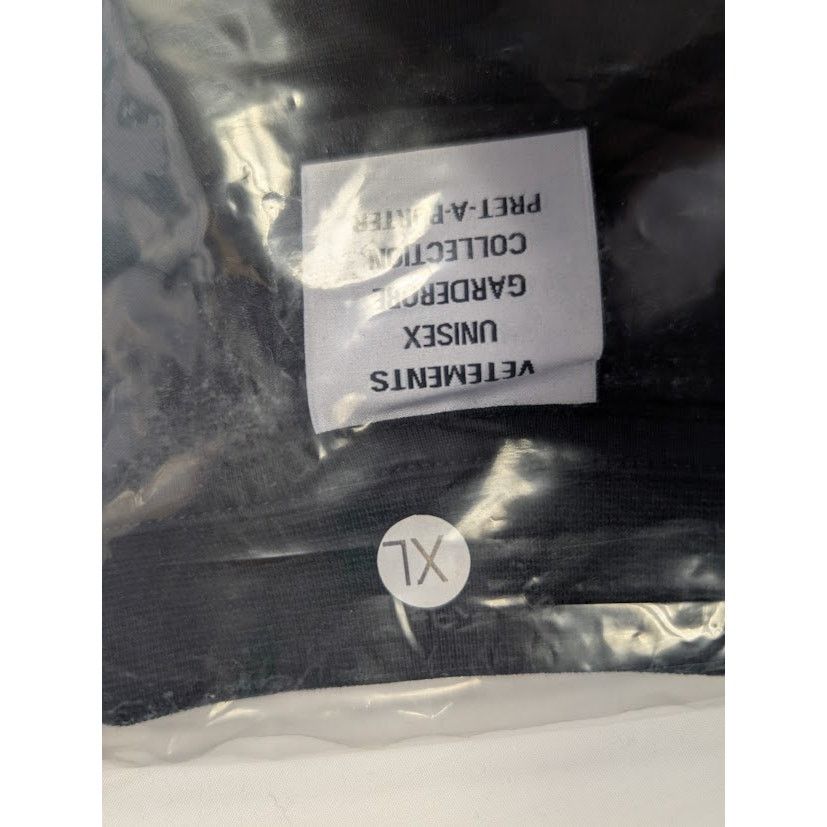 Vetements o1rshd1 Dollar Bill LS T-Shirt in Black Size US XL / EU 56 / 4 - 18 Thumbnail