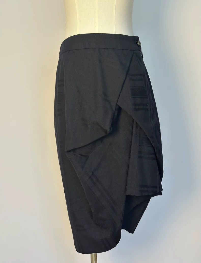 Vivienne Westwood Vivienne Westwood size2 A long dress with irregular black p Size 27" / US 4 / IT 40 - 2 Thumbnail