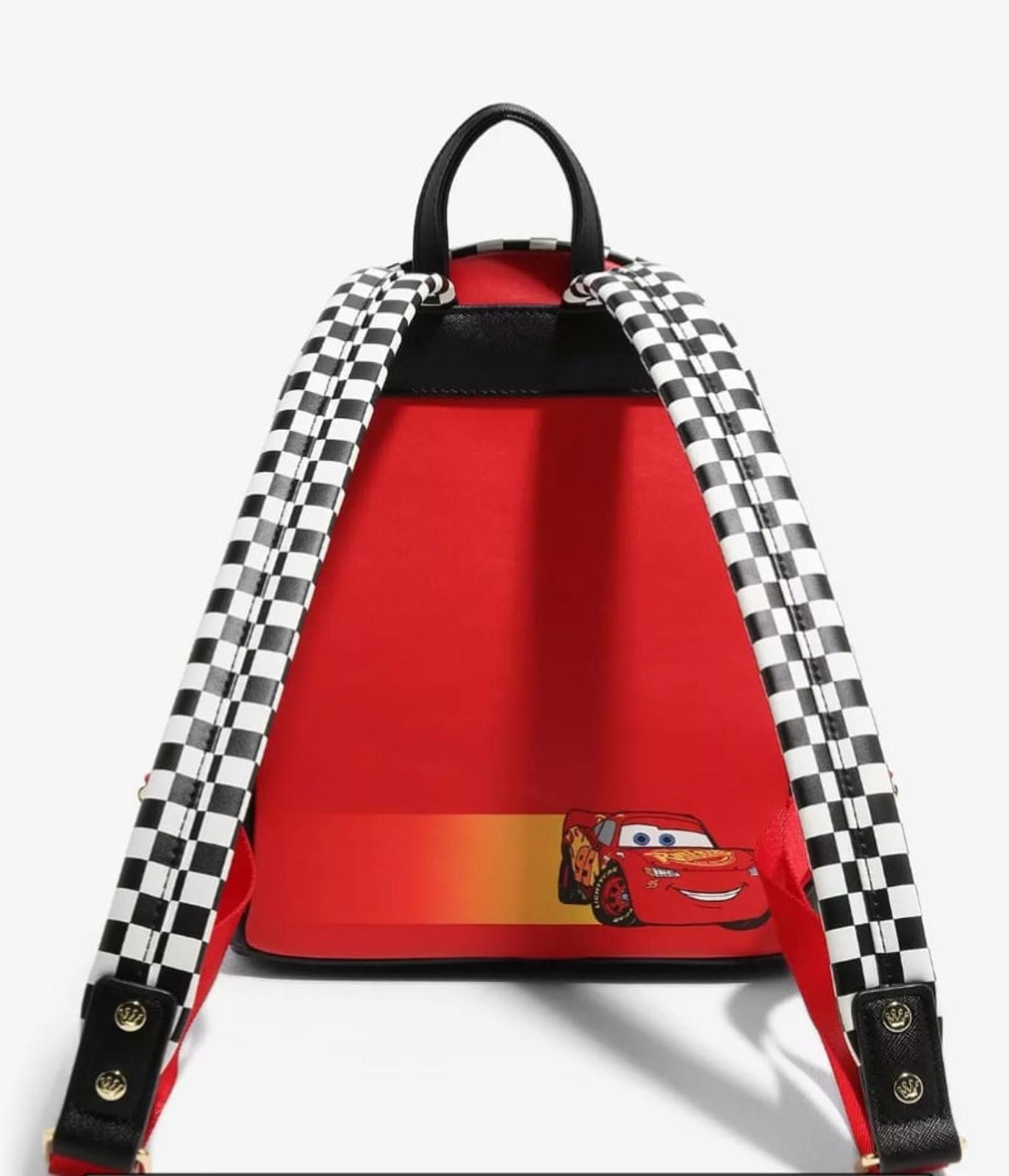 Loungefly Cars Lightning McQueen Rust-eze LU Mini Backpack