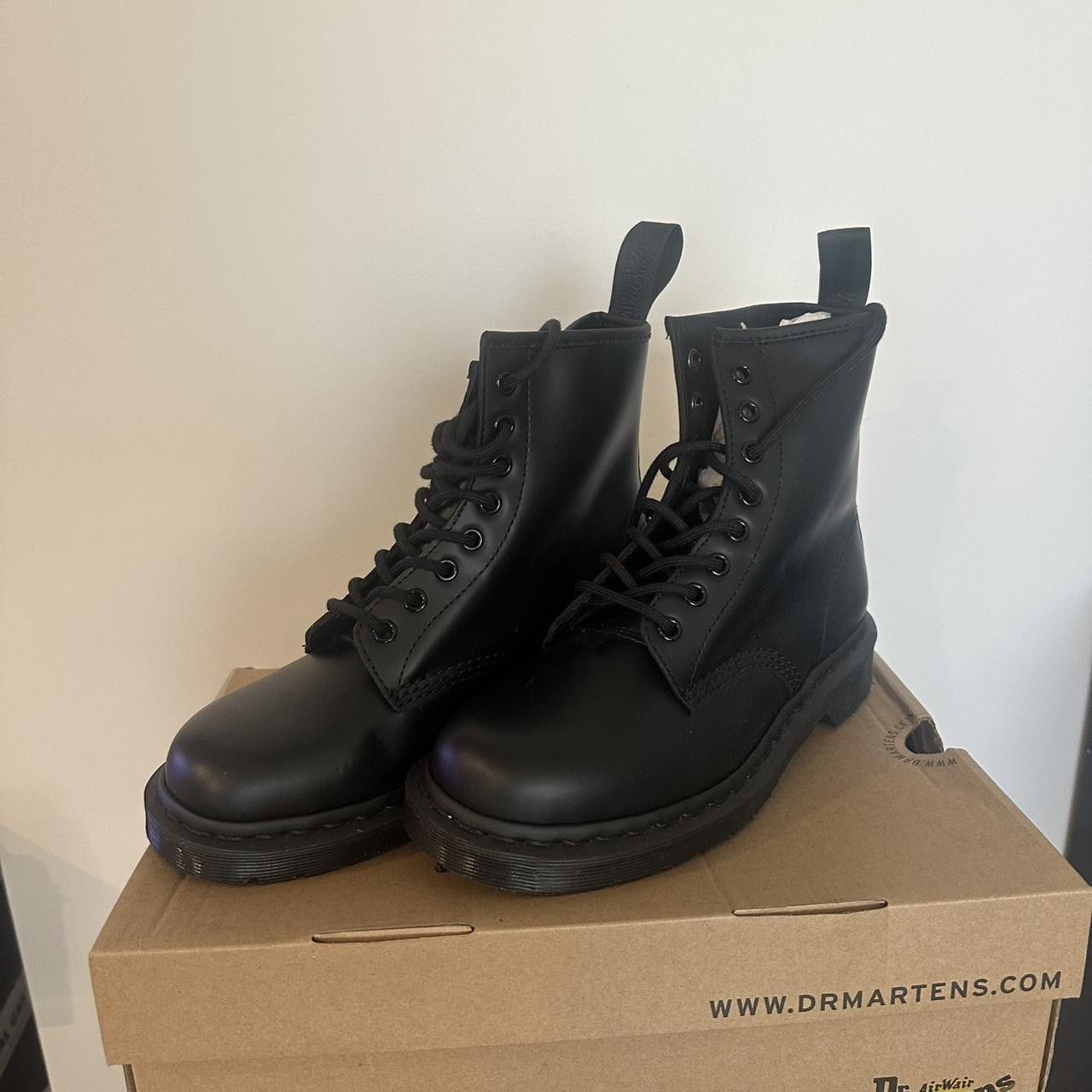 Dr. Martens Dr. Martens 1460 Mono Boots Size US 7 / EU 40 - 1 Thumbnail