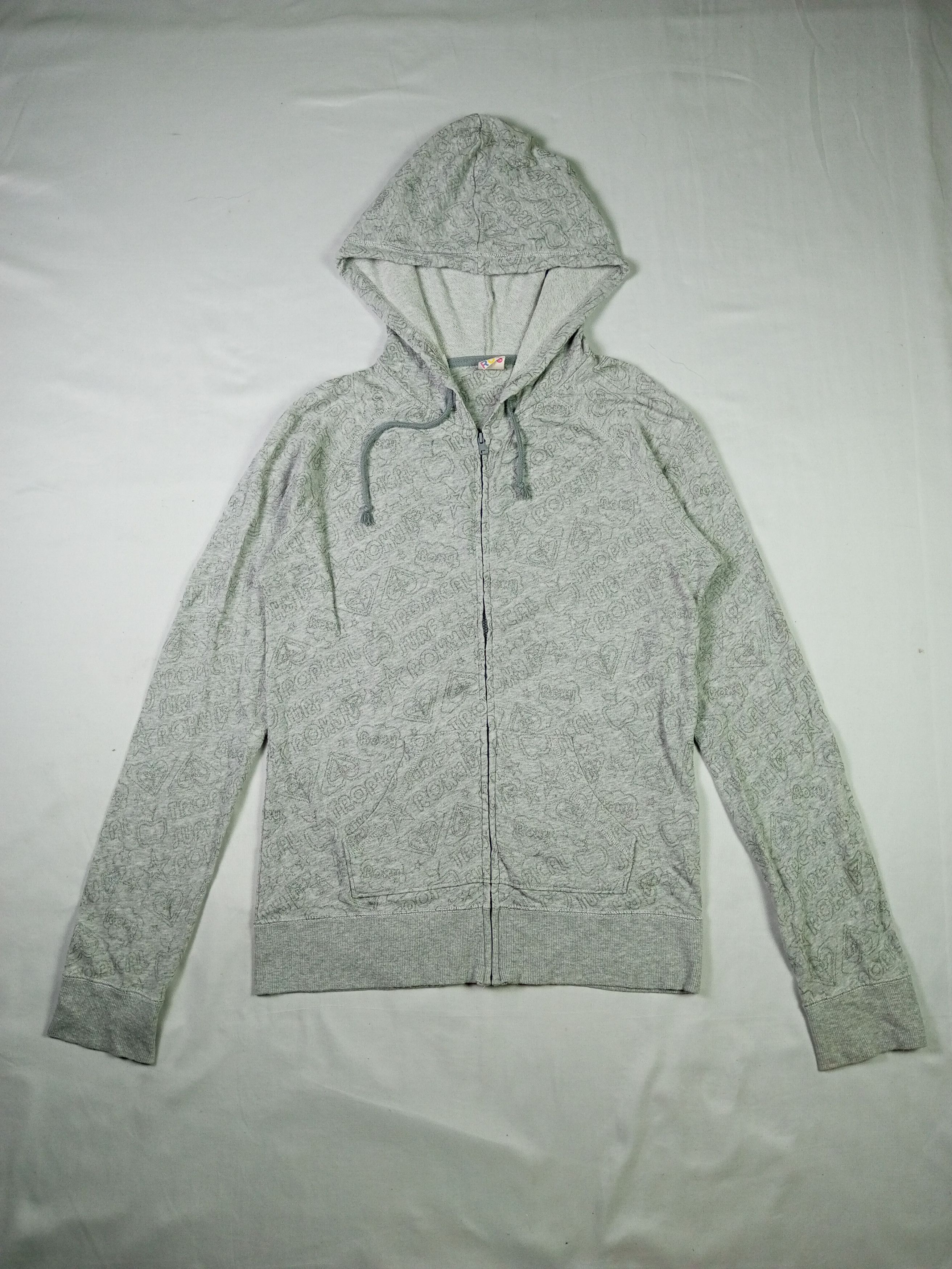 Quicksilver Y2k Roxy Zip Hoodie Surf Style Size US L / EU 52-54 / 3 - 1 Thumbnail