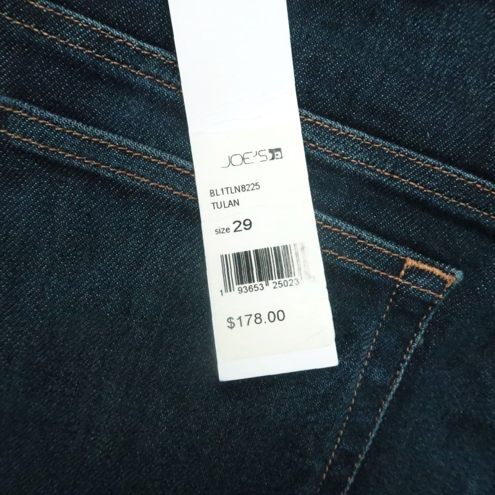 Vintage VINTAGE? No — Joe's Jeans Men 29x34 Blue The Brixton Straight Narrow Kinetic Soft Denim NWT Jeans Size US 29 - 6 Thumbnail