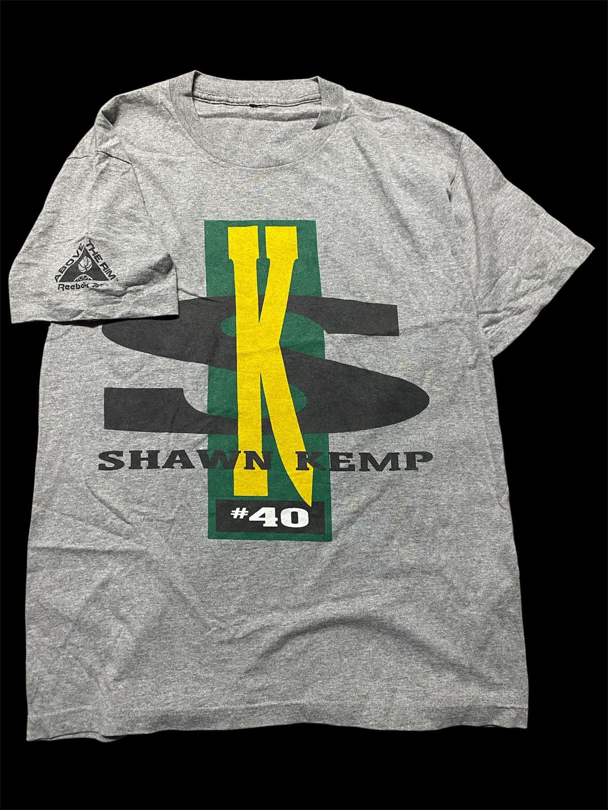 NBA Vintage 90s Reebok Shawn Kemp Above The Rim Tee Size US M / EU 48-50 / 2 - 2 Thumbnail