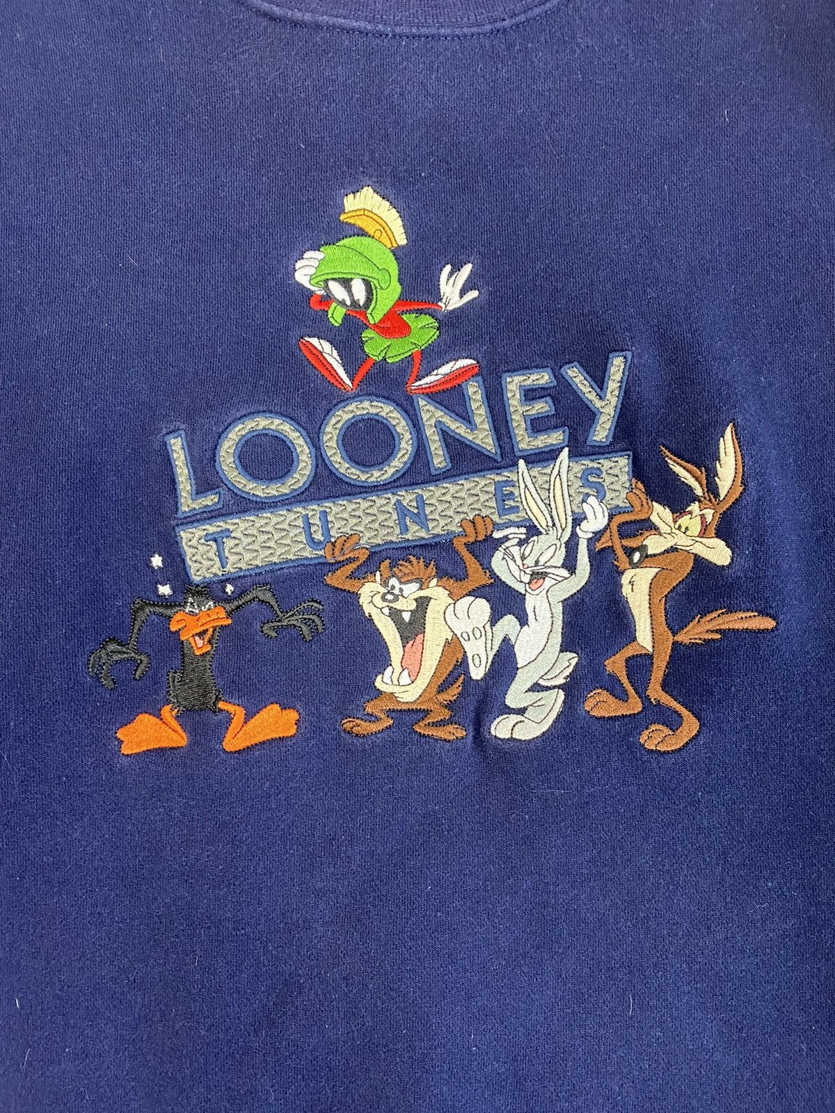 Vintage × Warner Bros Vintage 90s looney tunes embroidered crewneck Size US XL / EU 56 / 4 - 2 Thumbnail