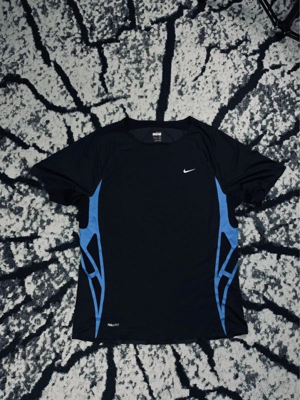 Nike Nike fit dry M black blue running sports shirt Size US M / EU 48-50 / 2 - 1 Thumbnail