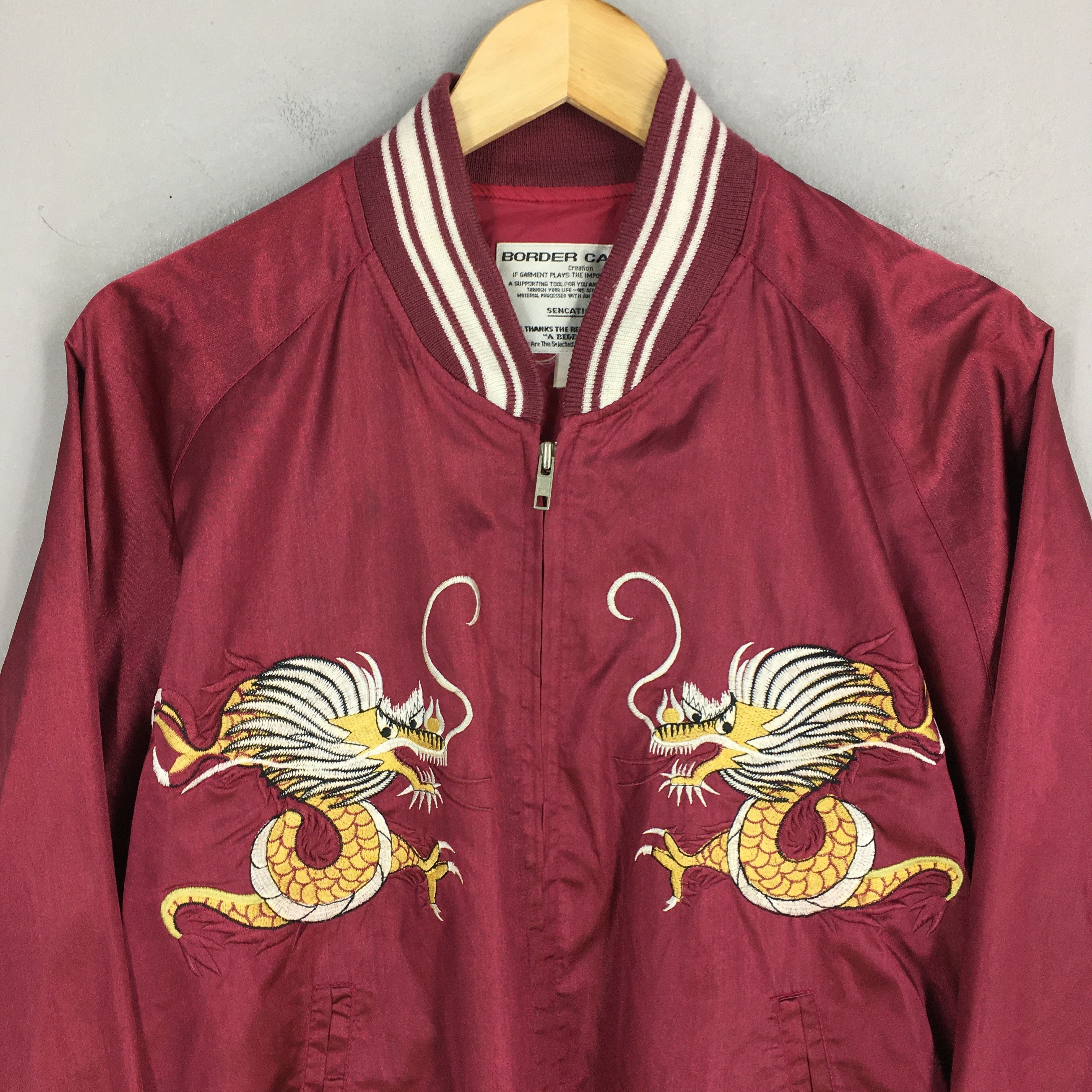 Japanese Brand Vintage Sukajan Dragon Uss Midway Us Navy Jacket Large Size US L / EU 52-54 / 3 - 4 Thumbnail