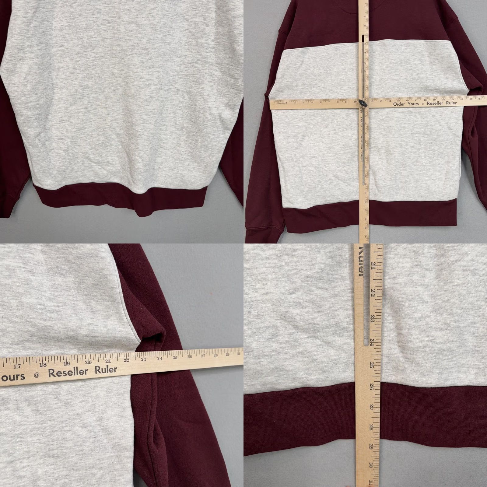 Vintage Mackinaw Michigan Red 1/4 Zip Sweatshirt Mens Large Fleece Pullover Graphic Print Zip Mock Neck Pullover | bigcotton Size US L / EU 52-54 / 3 - 8 Thumbnail