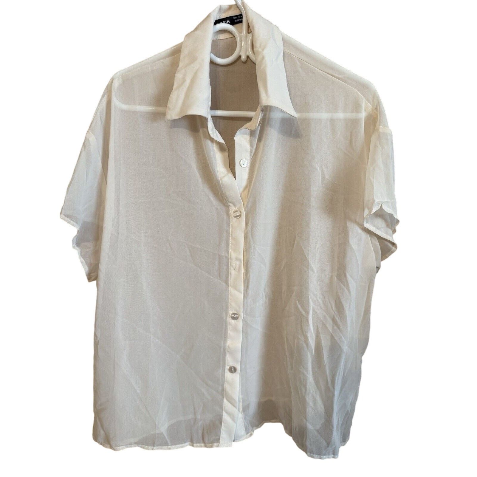 Shein SHEIN Button Down Shirt Women’s Small Size S / US 4 / IT 40 - 1 Thumbnail