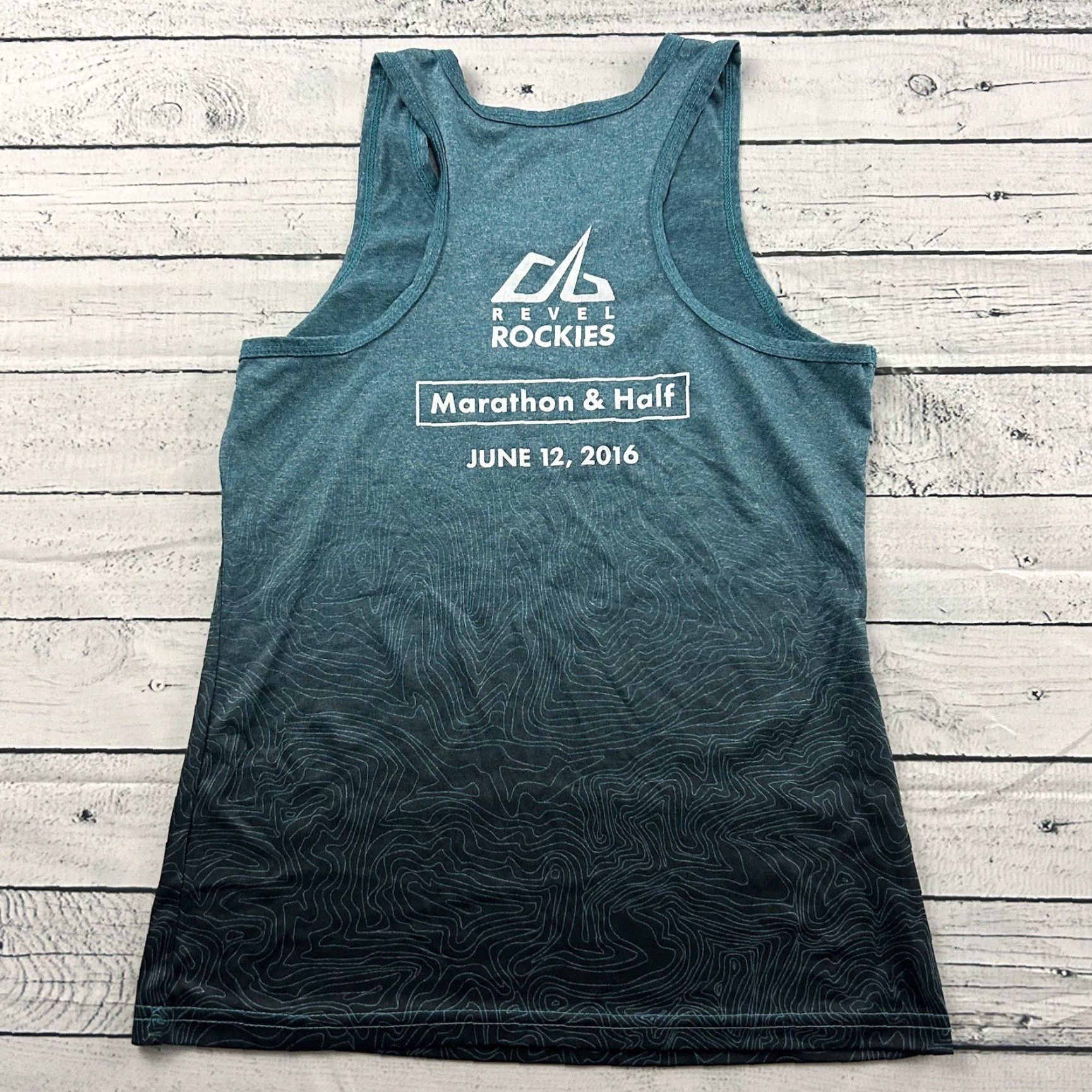 Vintage Revel Rockies 2016 Running Singlet Shirt Women's Medium Green Size M / US 6-8 / IT 42-44 - 6 Thumbnail