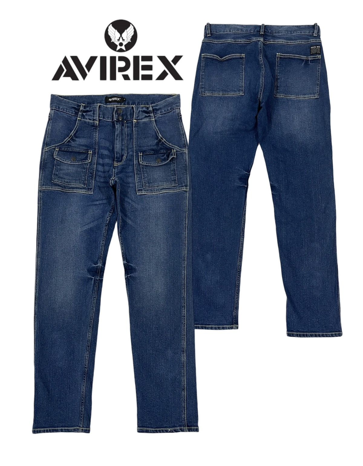 Avirex × Japanese Brand Japanese Avirex Bushpants Jeans Size L Size US 35 - 1 Thumbnail