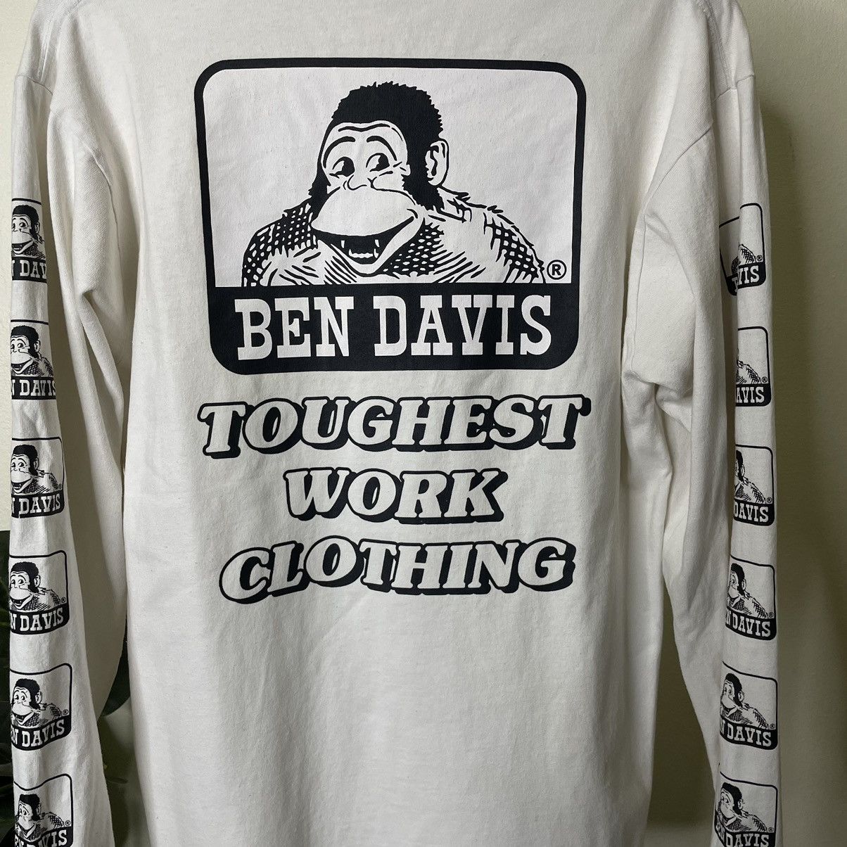 Ben Davis × Vintage Vintage Ben Davis L/S Skater T Shirt Size US M / EU 48-50 / 2 - 2 Thumbnail