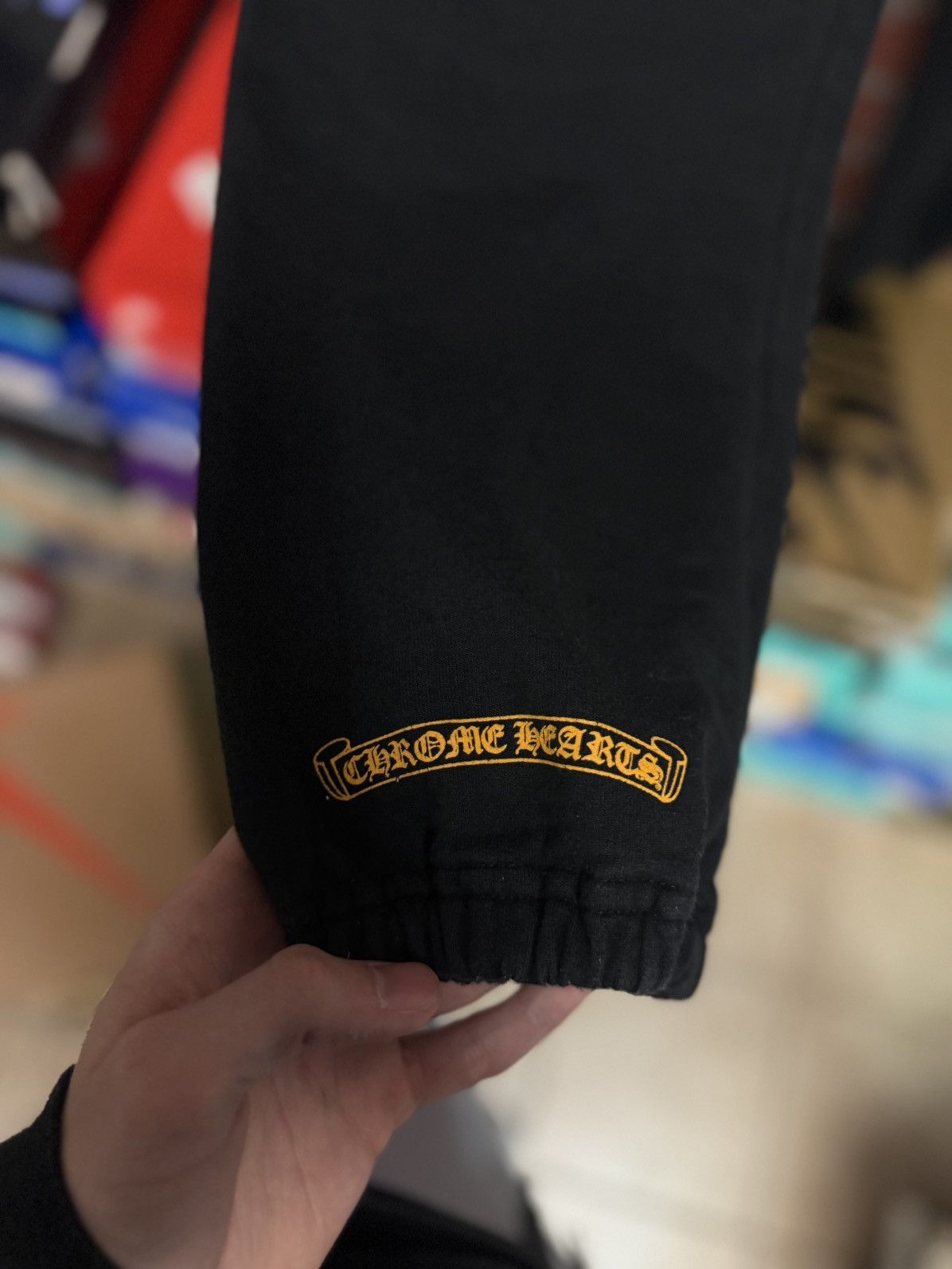 Chrome Hearts Chrome Hearts Website Exclusive Sweatpants Size L Black Size US 33 - 7 Thumbnail