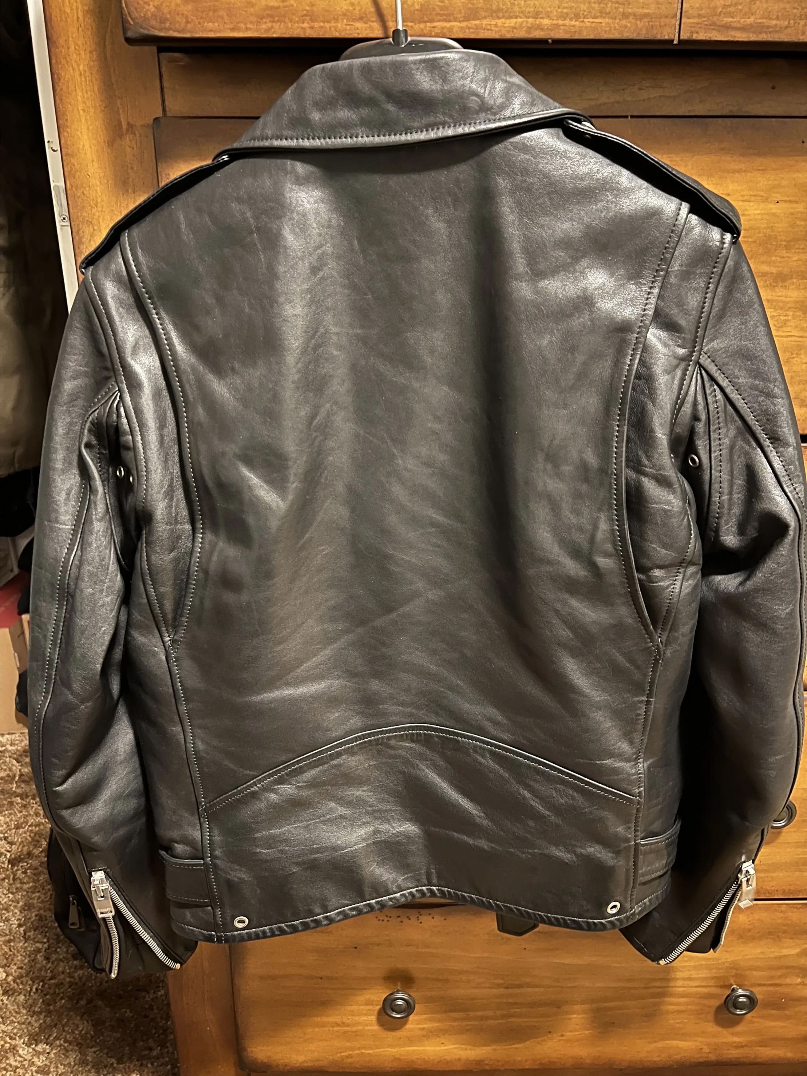Saint Laurent Paris Saint Laurent L17 Leather Jacket Oiled Calf Size US S / EU 44-46 / 1 - 2 Thumbnail