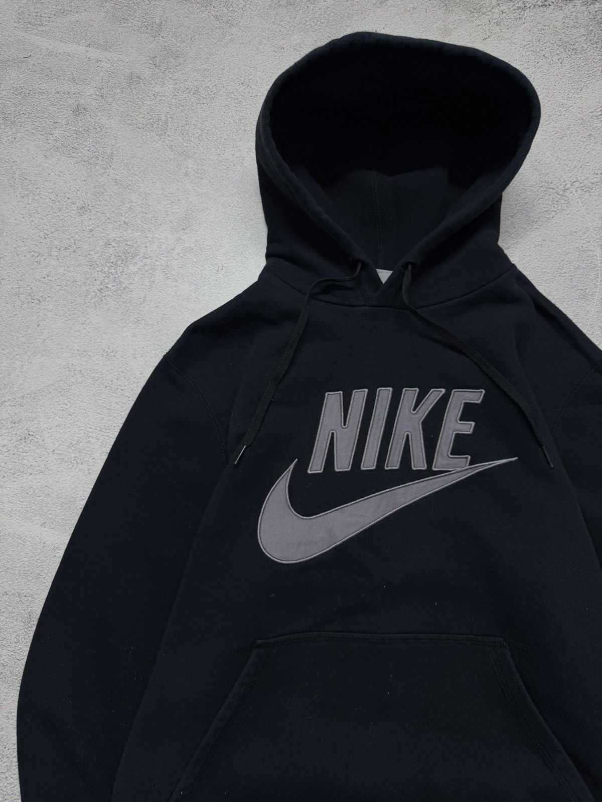 Nike Vintage Y2K Nike Big Swoosh Hoodie 00’s Size US M / EU 48-50 / 2 - 6 Thumbnail