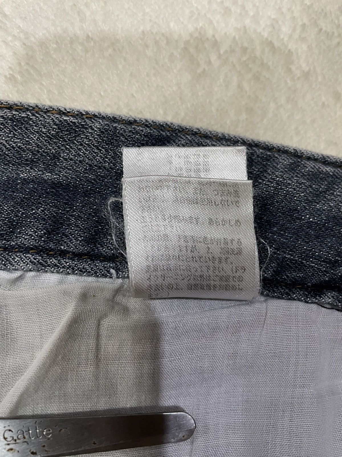 Japanese Brand Vintage Faded Distress Dark Blue Jeans Size US 38 / EU 54 - 12 Thumbnail