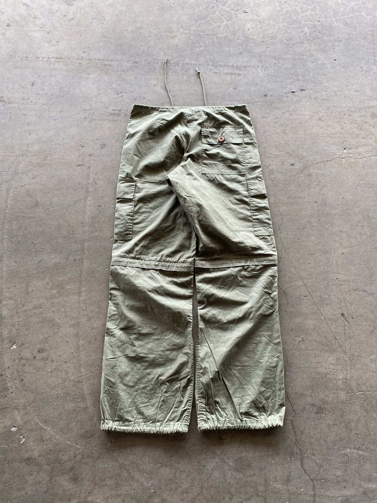 Japanese Brand 2000s UFO - Cargo 2 in 1 Reconstructed Short Pants Size US 30 / EU 46 - 5 Thumbnail