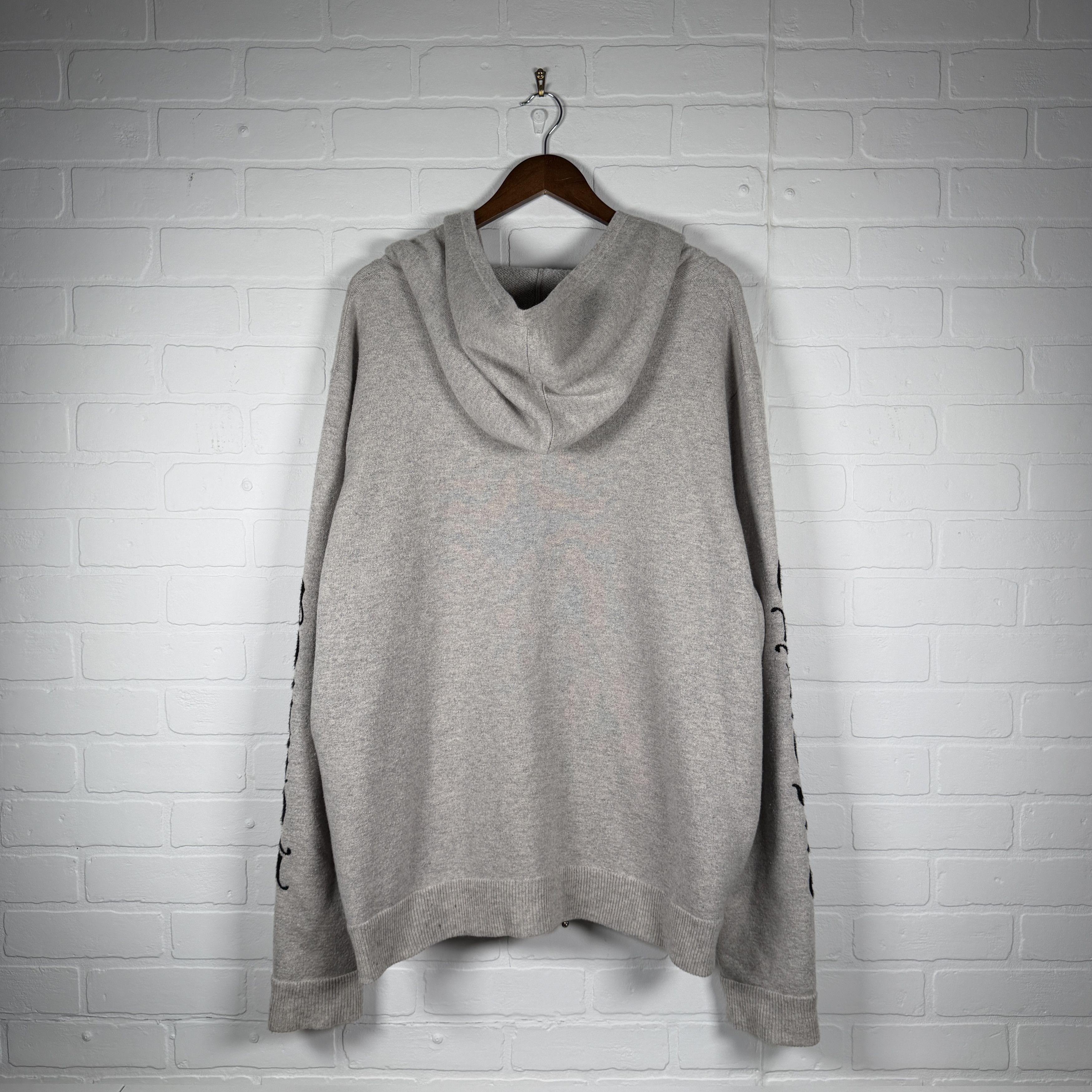 Chrome Hearts Chrome Hearts Life Sentence Cashmere Embroidered Zip Up Size US XXL / EU 58 / 5 - 6 Thumbnail