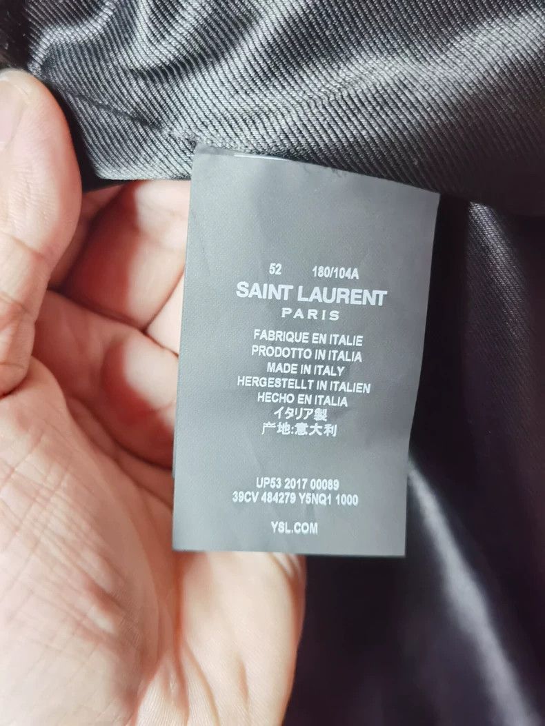 Saint Laurent Paris black saint laurent leather jacket size 52-2507 Size US L / EU 52-54 / 3 - 6 Thumbnail