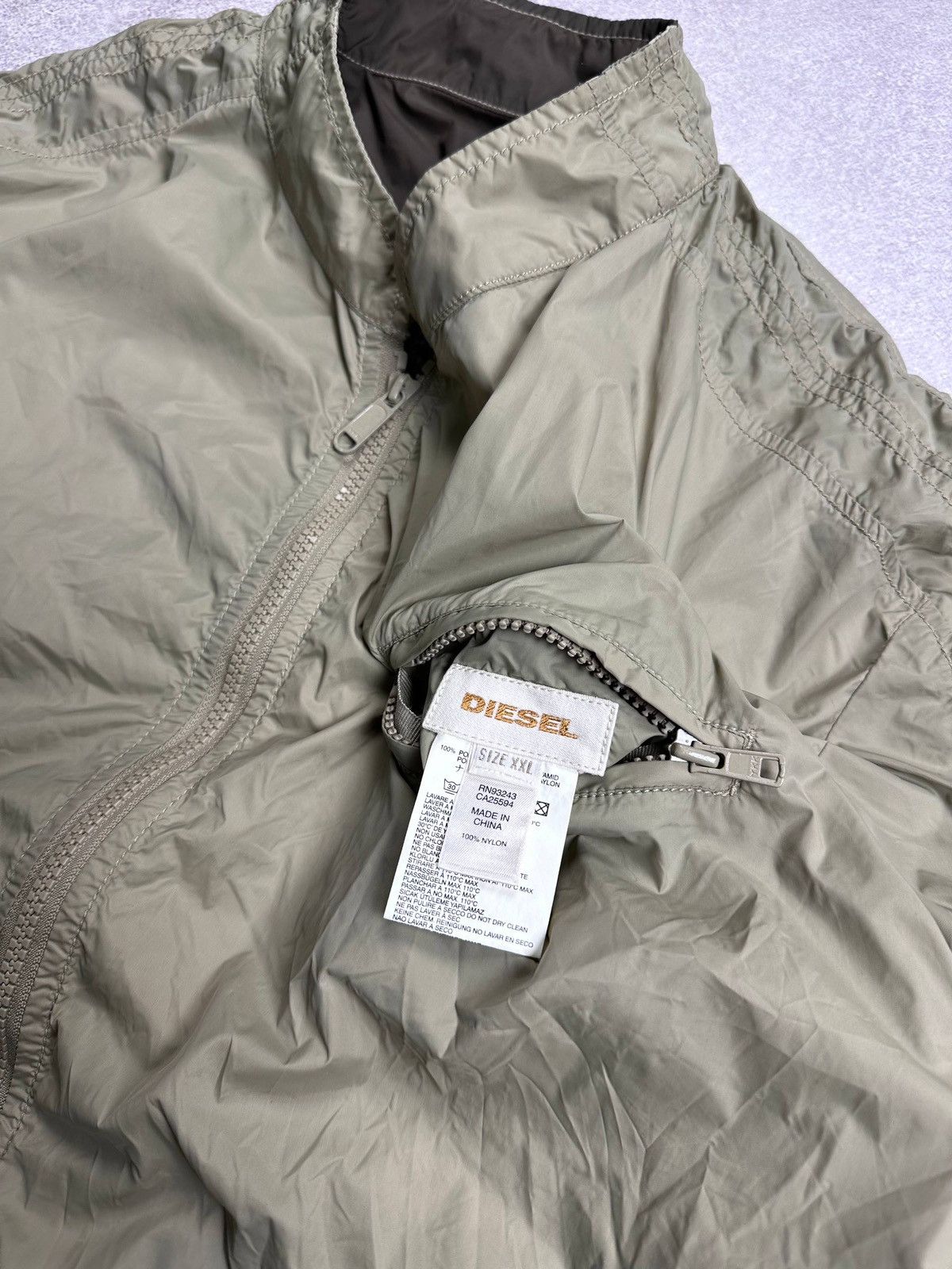 Diesel Vintage Diesel Club Reversible Nylon Y2K Bomber Jacket XXL Size US XXL / EU 58 / 5 - 11 Thumbnail