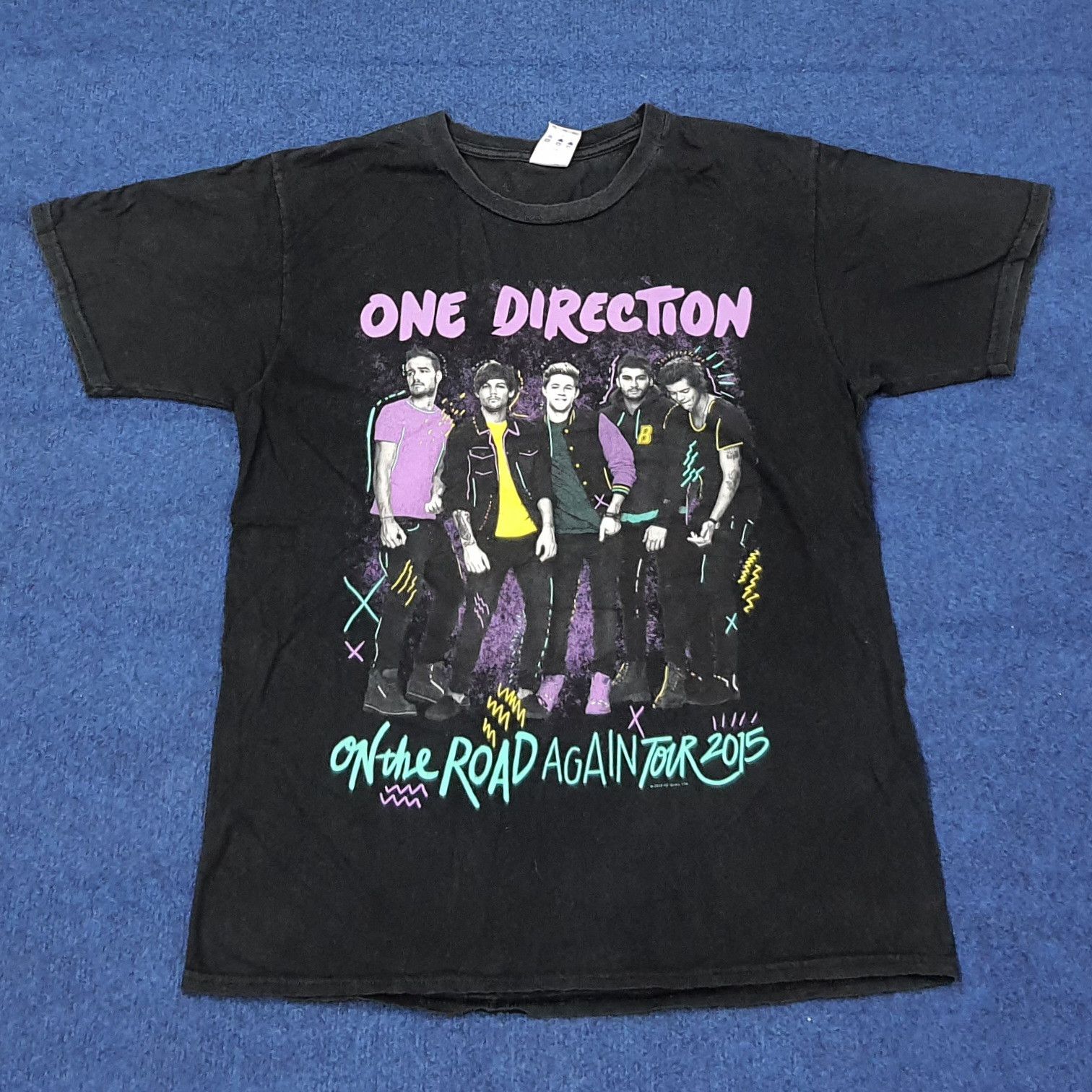 Vintage Vintage One Direction On The Road Again Tour 2015 C267N54 Size US M / EU 48-50 / 2 - 1 Thumbnail