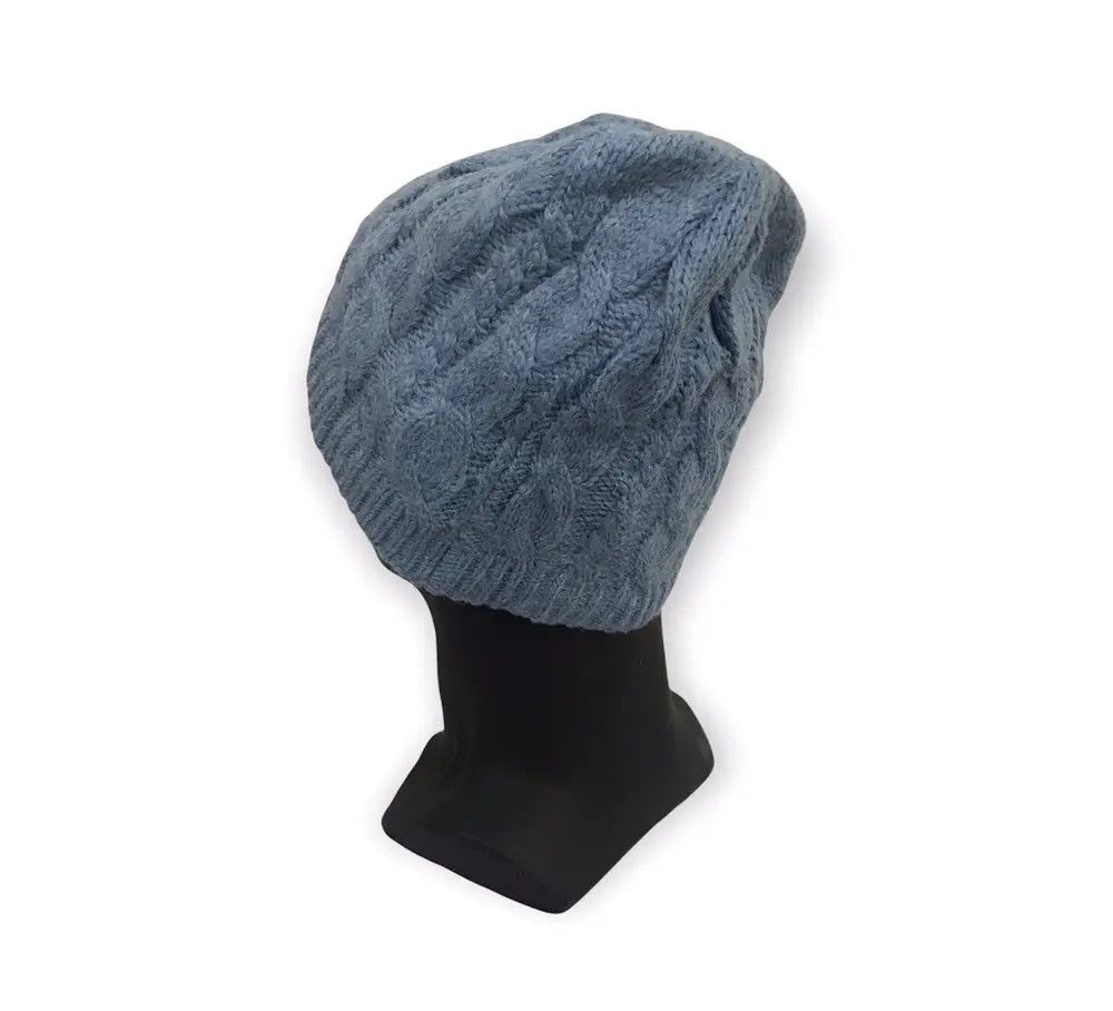Japanese Brand × Vintage Japanese Brand Plain Beanie Hat Size ONE SIZE - 3 Thumbnail