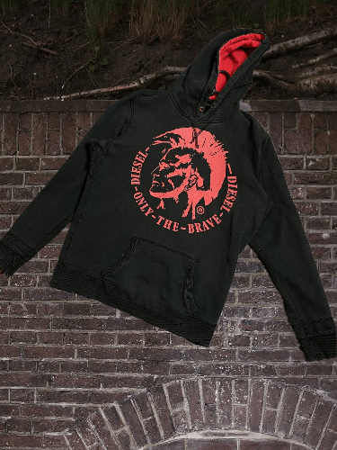 Diesel Diesel Hoodie Vintage Punk Head Cherokee Size US S / EU 44-46 / 1 - 1 Thumbnail