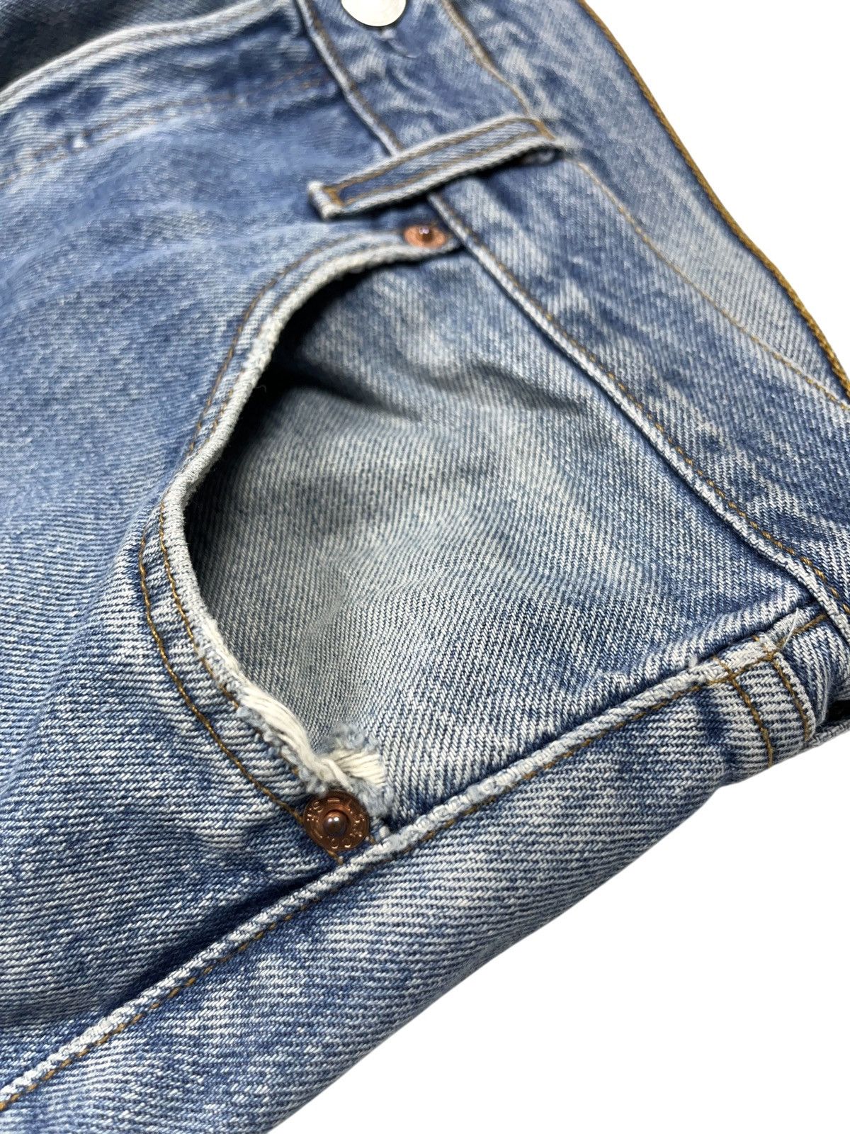 Death Grips Death Grips Custom Made Jeans On Vintage Levi’s 501 Size US 36 / EU 52 - 20 Thumbnail