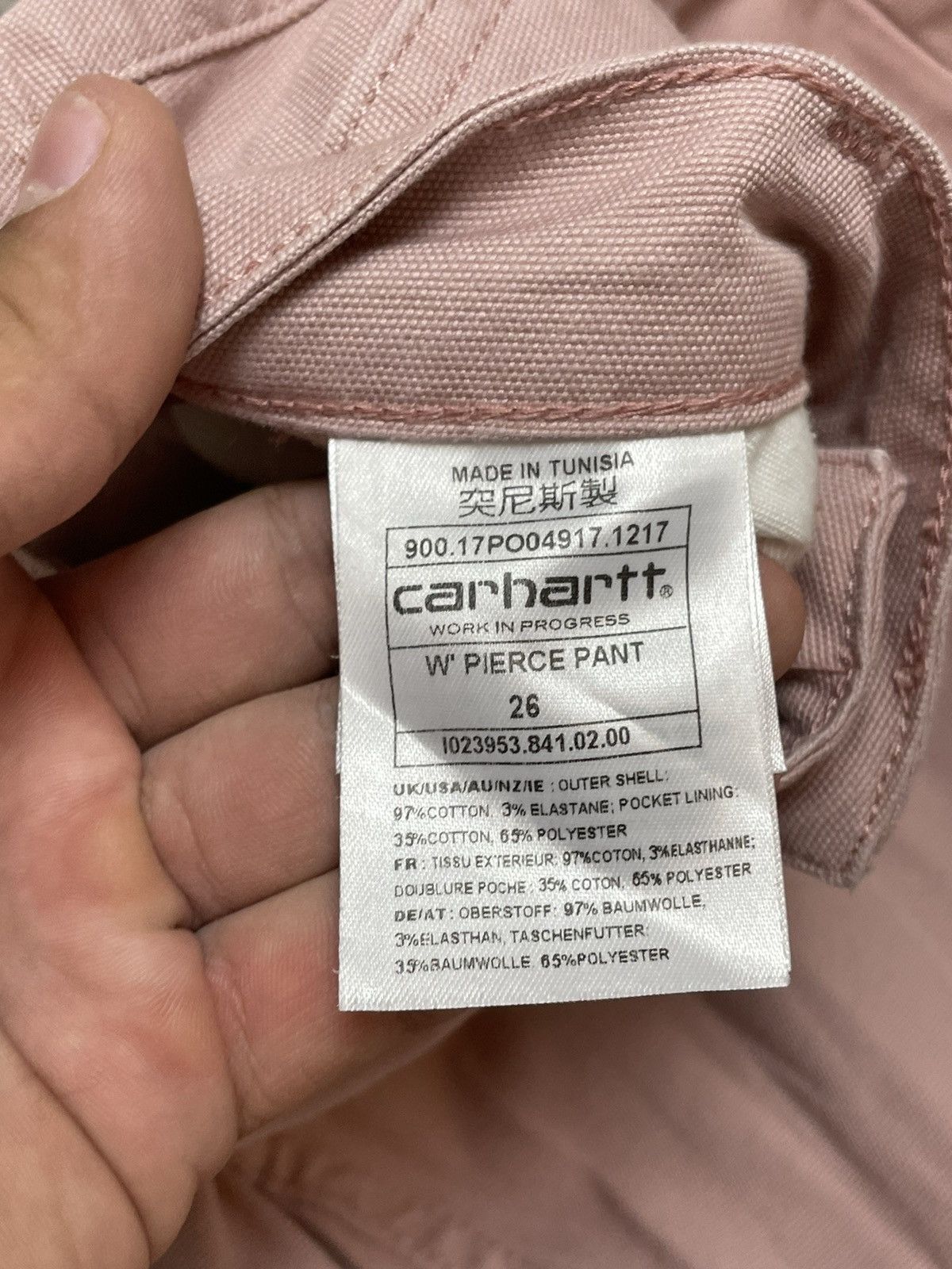 Carhartt × Vintage Carhartt Vintage Denim Jeans Double Knee Center Logo Y2k Size US 26 / EU 42 - 10 Thumbnail