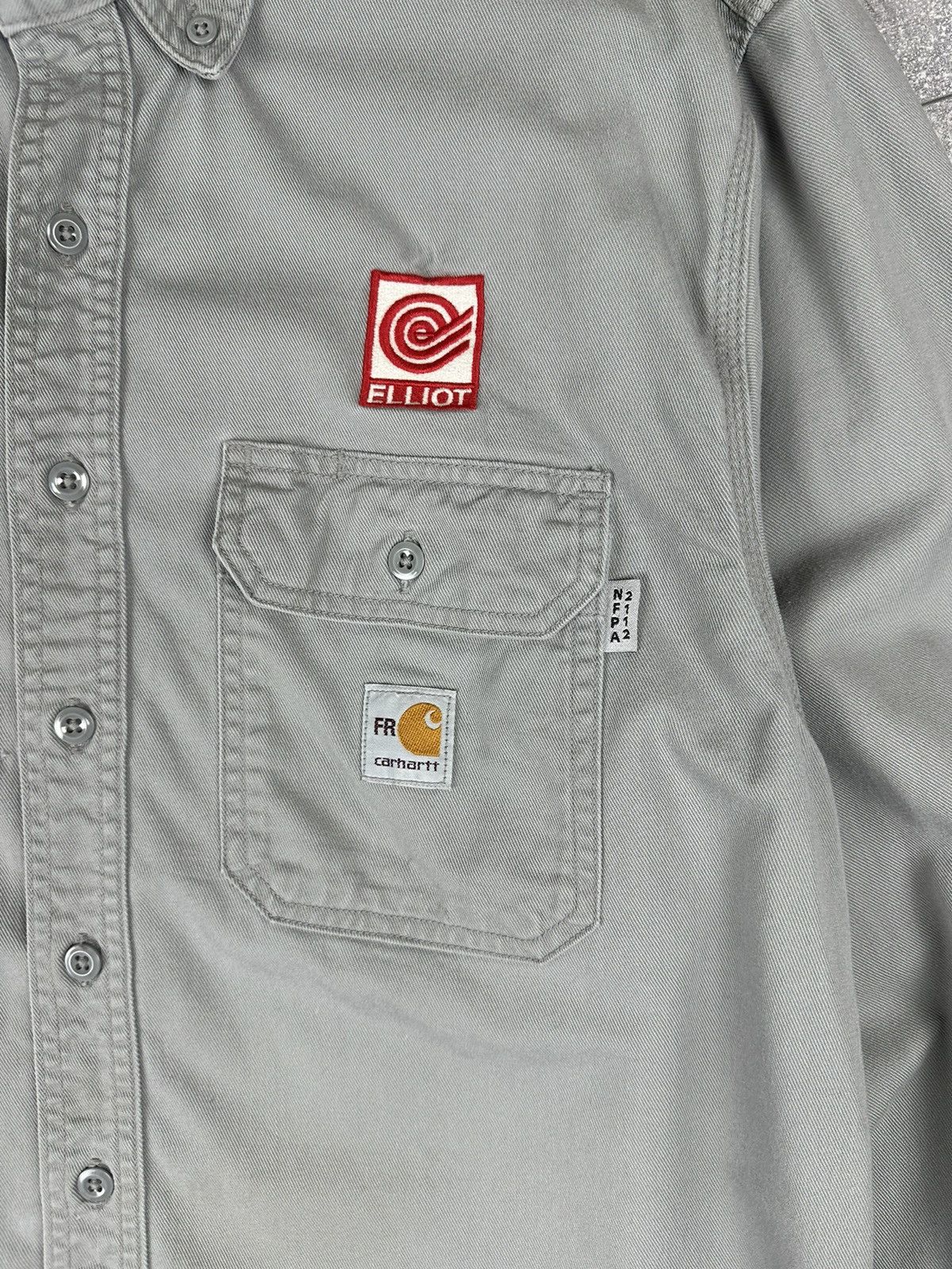 Carhartt Wip Carhartt FR Resistant Double Pockets Shirt Button Up Size US M / EU 48-50 / 2 - 7 Thumbnail