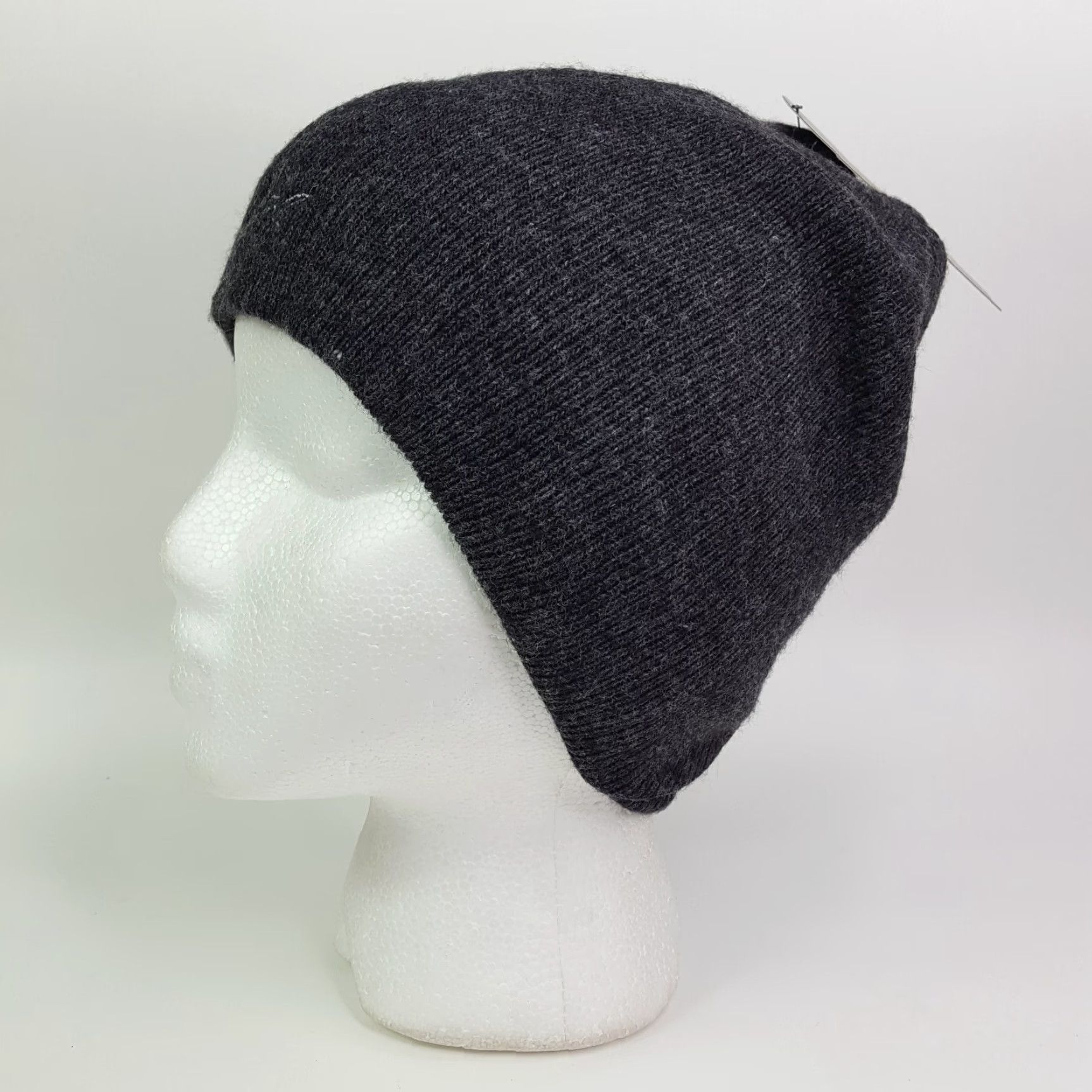 Logo 7 VTG Greg Norman Golf Shark Logo Knit Beanie Adult One Size Toboggan Hat Cap Gray Size ONE SIZE - 6 Thumbnail
