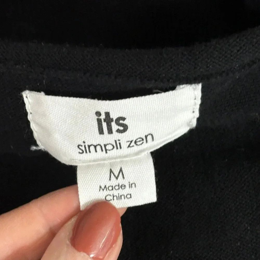 Other Simpli Zen V Neck Sweater NWT Size M / US 6-8 / IT 42-44 - 3 Thumbnail