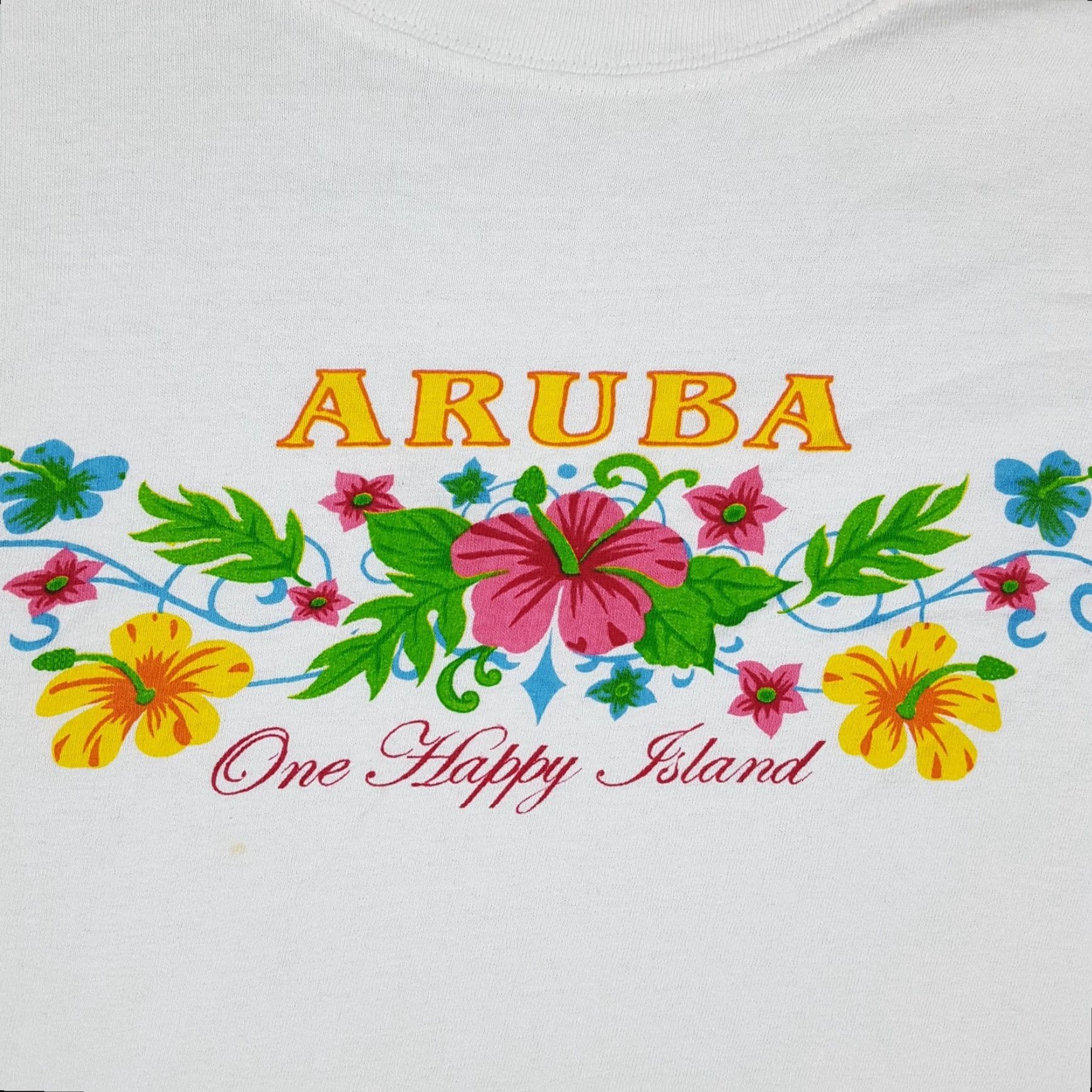 Etro VINTAGE Aruba Tees Men's T-Shirt XL White Retro 90s Beach Floral Island Tropical Outdoor Size US XL / EU 56 / 4 - 3 Thumbnail