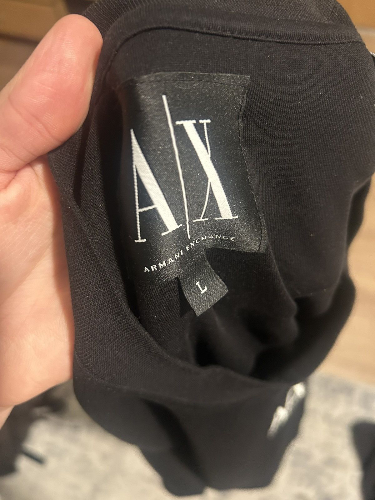 Armani Black Sweater Size US L / EU 52-54 / 3 - 3 Thumbnail