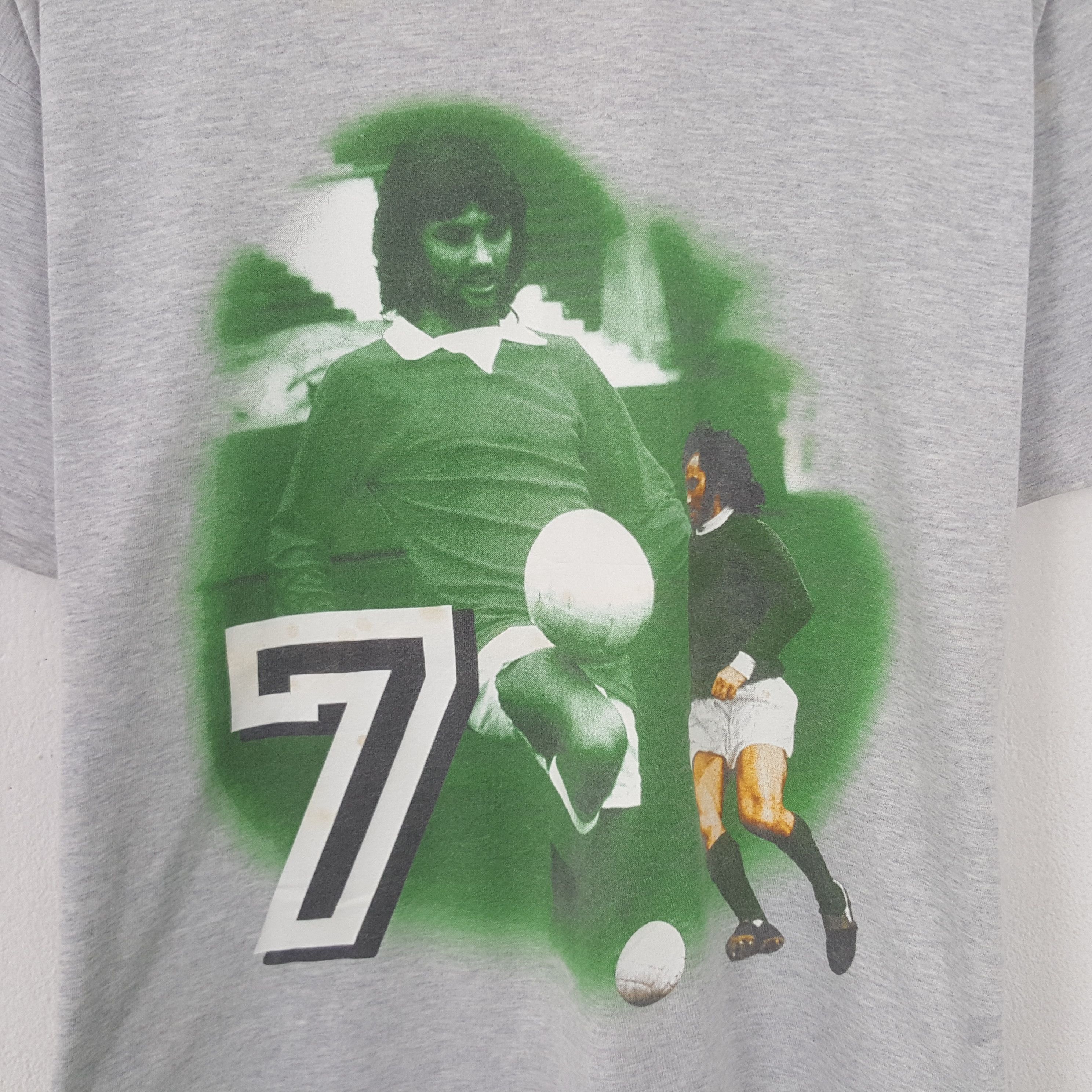 Vintage Vintage George Best Manchester United Legendary Tshirt Size US L / EU 52-54 / 3 - 2 Thumbnail