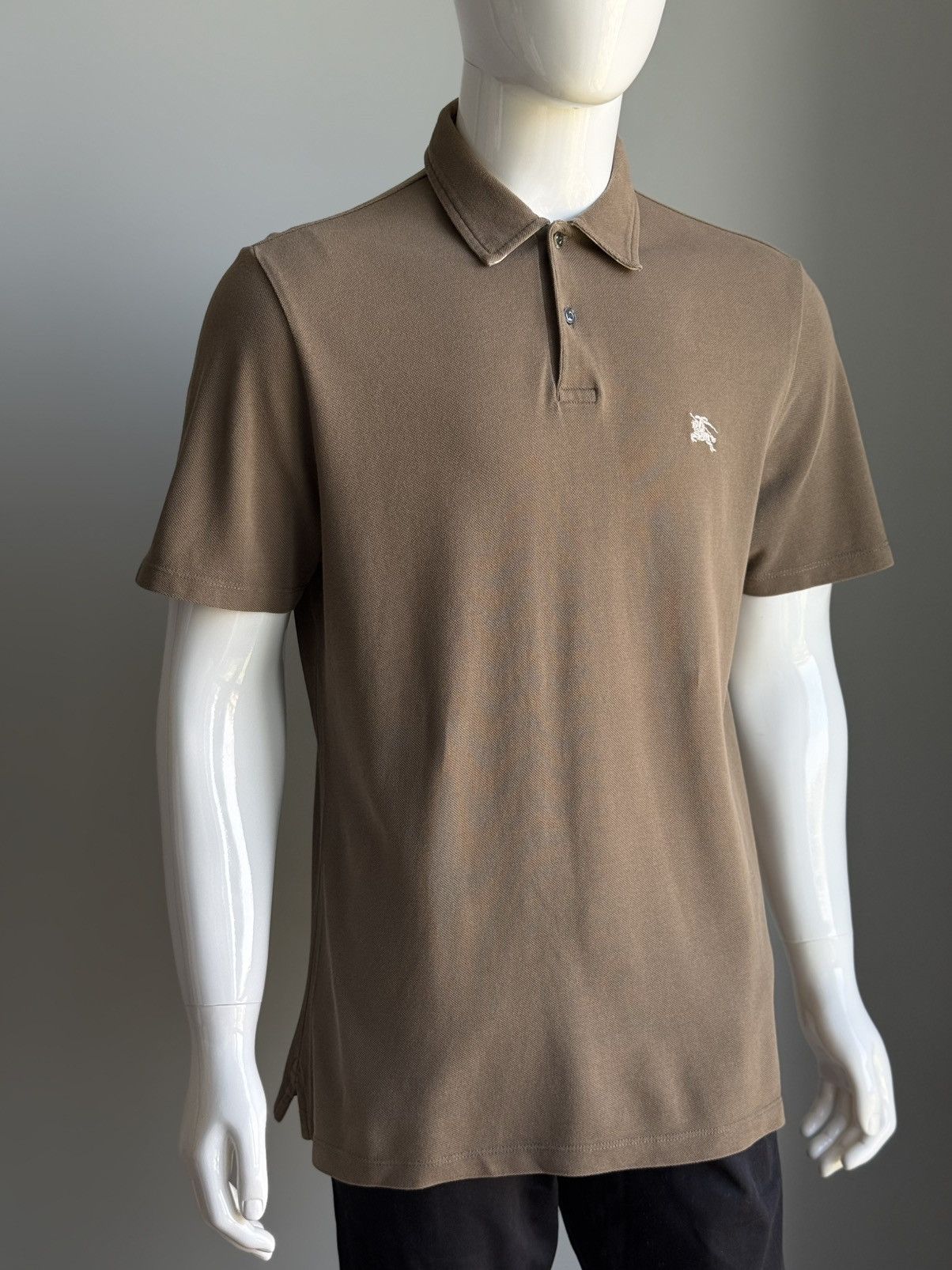 Burberry Burberry Brit Polos tee brown Nowa Check Size US XL / EU 56 / 4 - 5 Thumbnail
