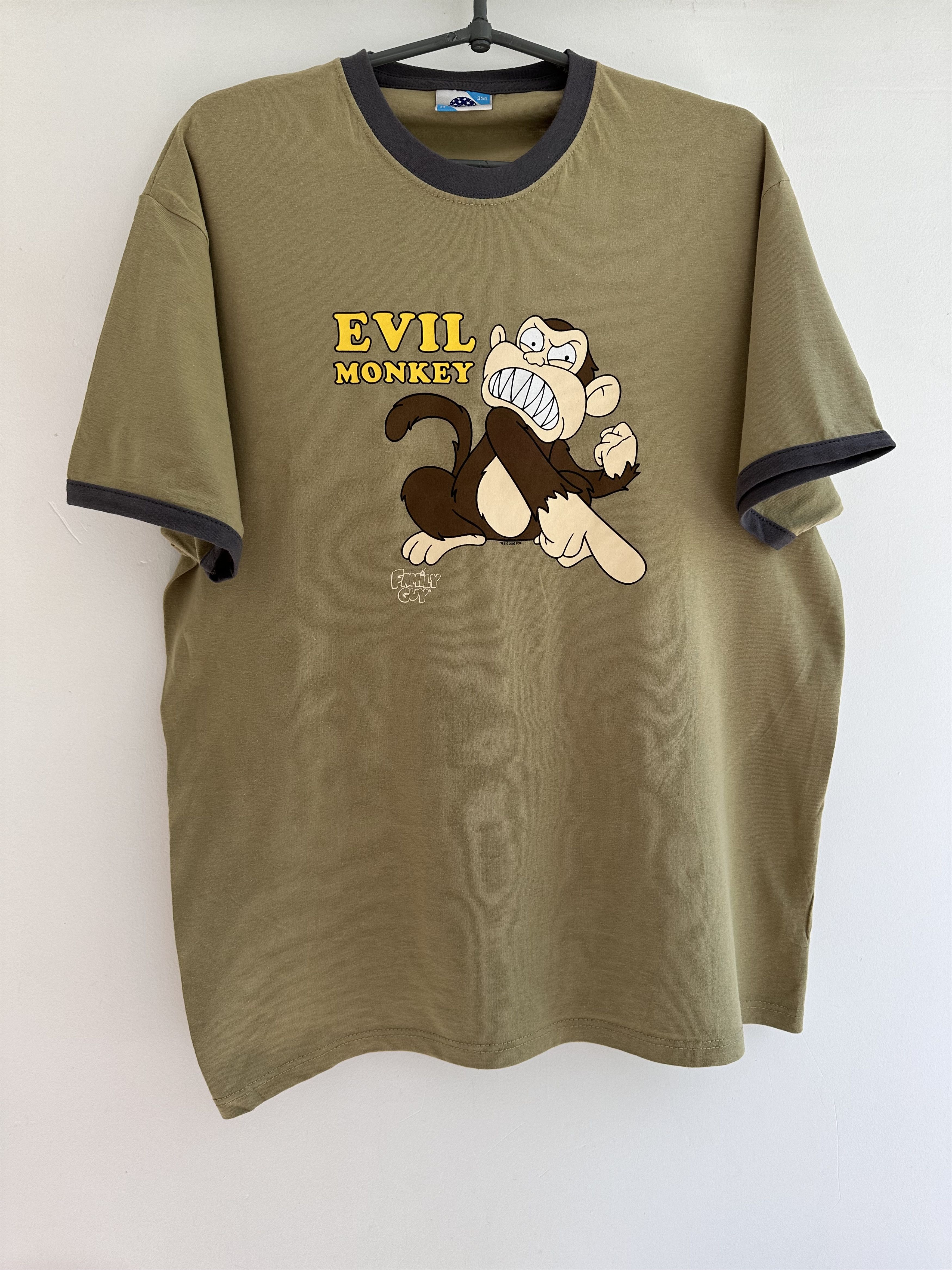 Vintage Family Guy Evil Monkey vintage t shirt 2006 Size US M / EU 48-50 / 2 - 2 Thumbnail
