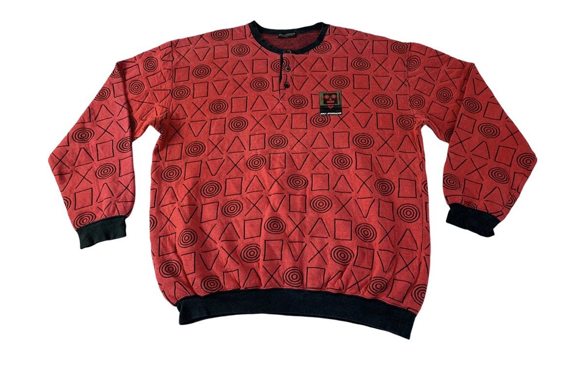 Japanese Brand × Junko Shimada × Mr. Junko Rare 90s Mr Junko Koshino Unique Design Crewneck Pullover Size US L / EU 52-54 / 3 - 1 Thumbnail