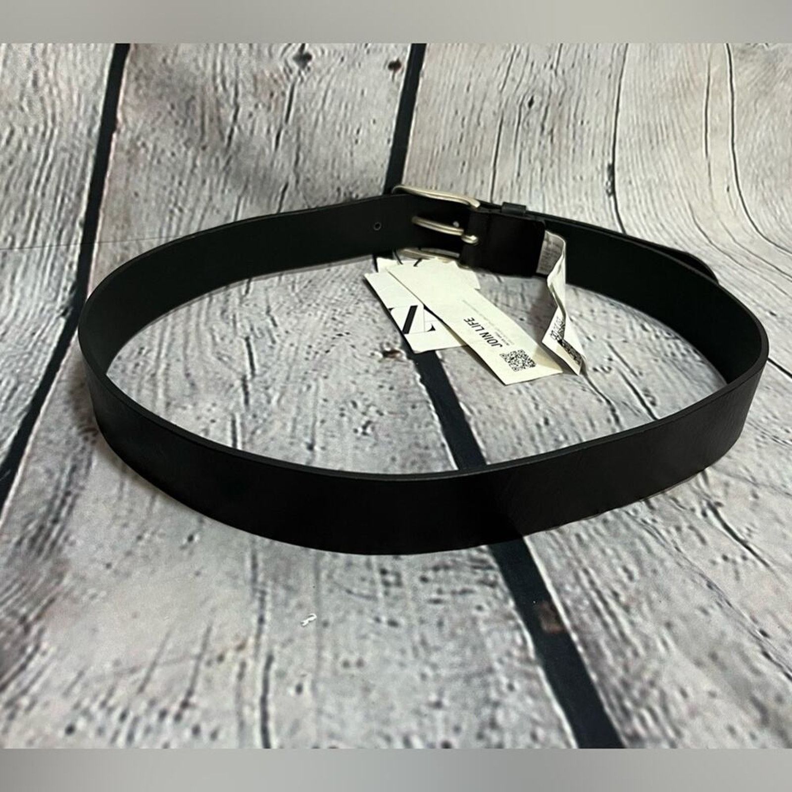 Zara NWT -Zara men’s - real leather belt in black-Sz 34 Size 34 - 4 Thumbnail
