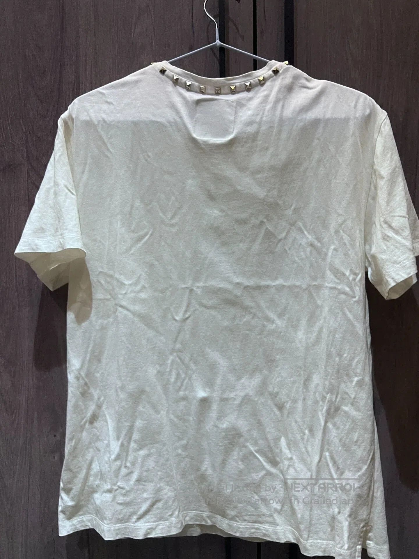 Valentino Valentino Men's White Studded T-Shirt. Size US XXL / EU 58 / 5 - 5 Thumbnail