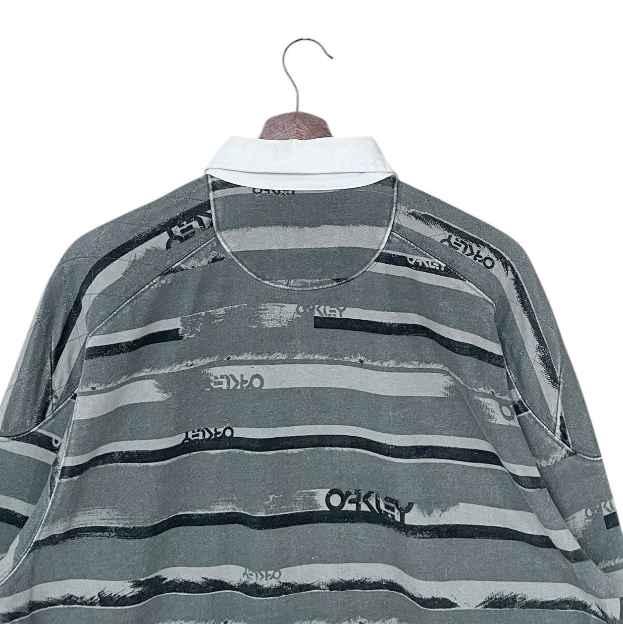 Oakley × Vintage Vintage Brand Oakley Rugby T-shirt 1990s Size US L / EU 52-54 / 3 - 8 Thumbnail