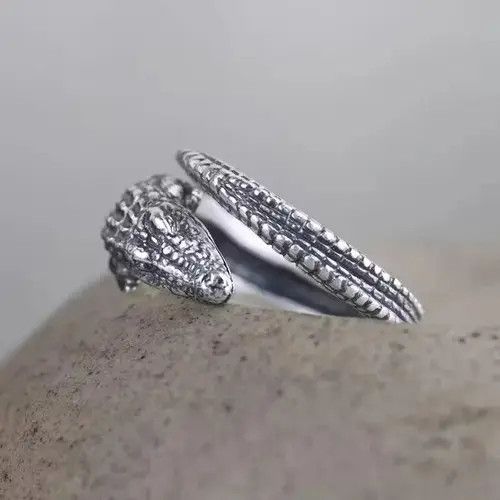 elvira.in.net Silver Ring Adjustable Size 埬9 Size 28 - 2 Thumbnail