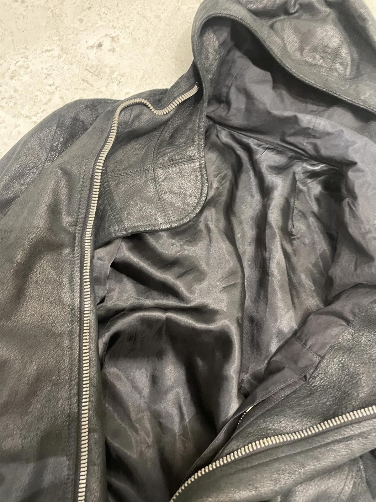 Rick Owens Rick Owen’s blistered leather black scuba jacket Size US XS / EU 42 / 0 - 4 Thumbnail