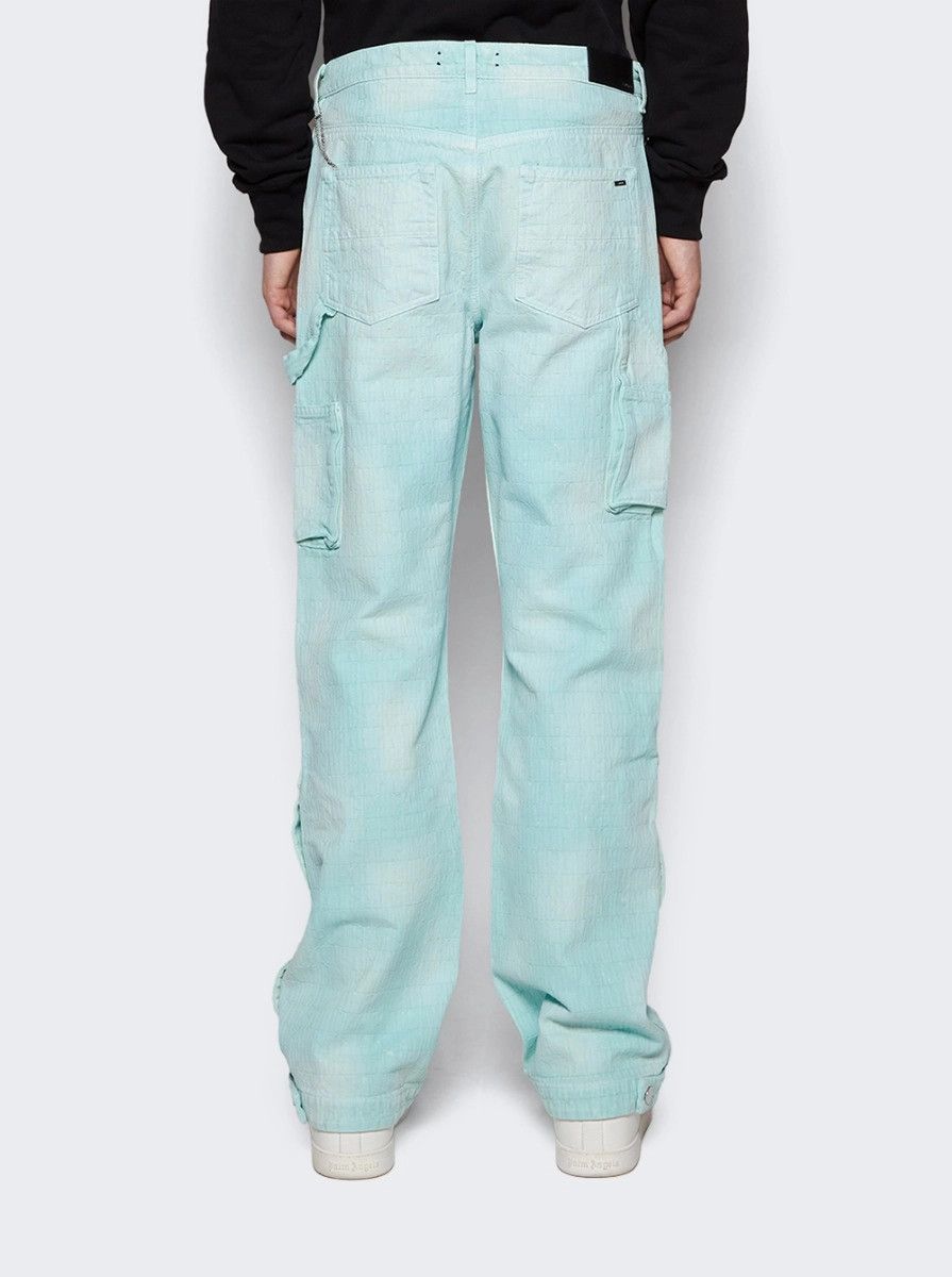 Amiri o1mle0326 Jacquard Carpenter Jeans in Blue Size US 30 / EU 46 - 5 Thumbnail