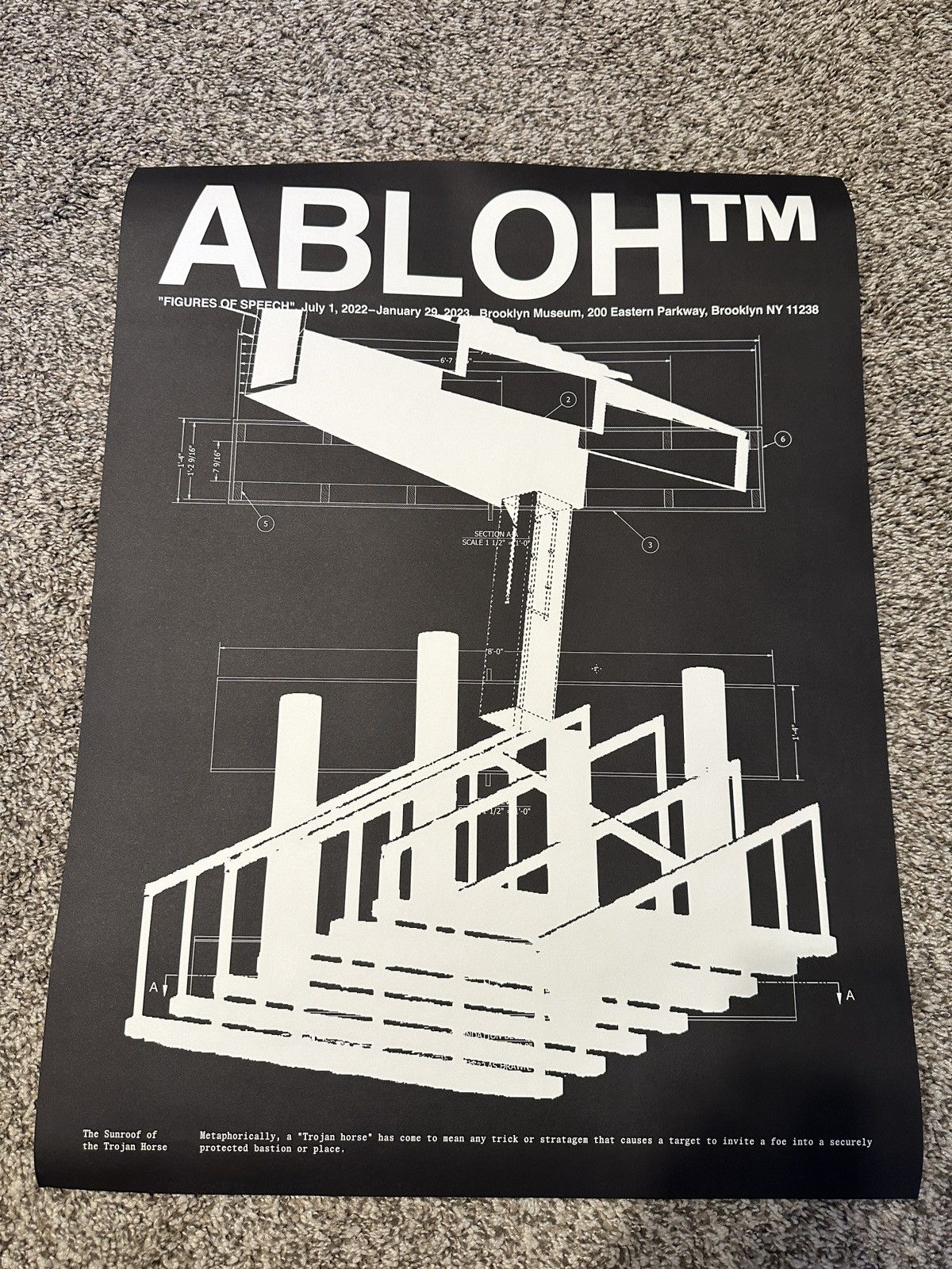 Virgil Abloh Figures Of Speech Brooklyn Museum Poster