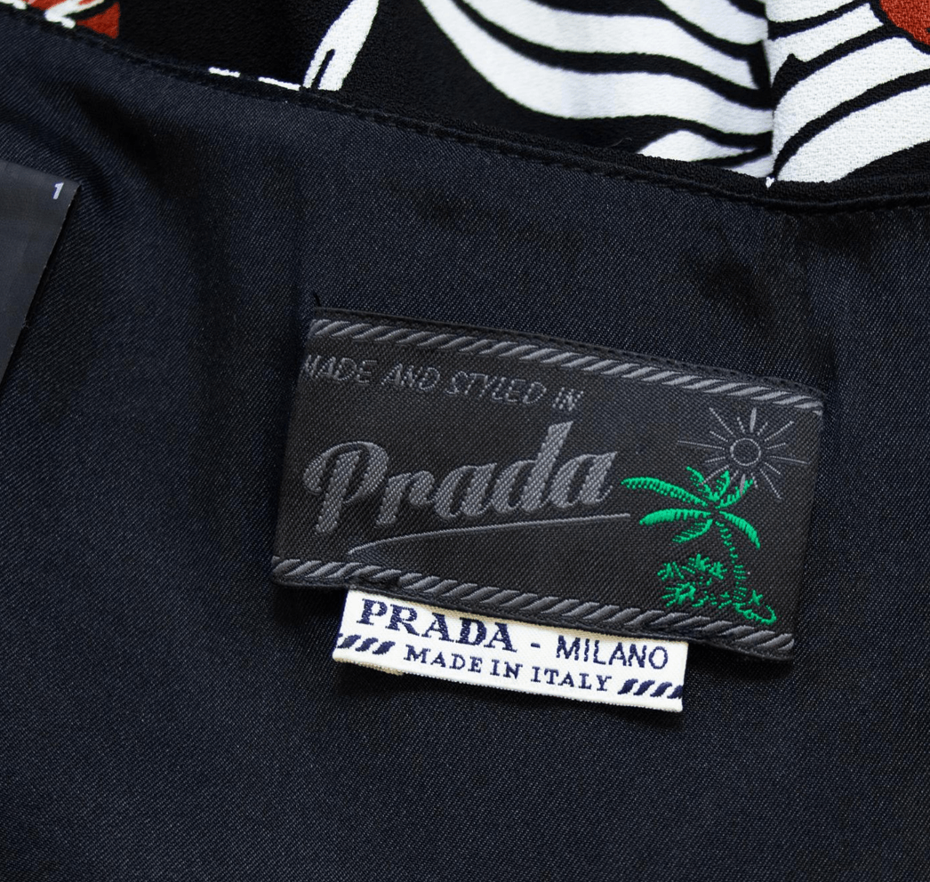 Prada PRADA HAWAIIAN HULA GIRL SPRING 2014 RUNWAY BLACK SKIRT IT40 Size 27" / US 4 / IT 40 - 4 Thumbnail